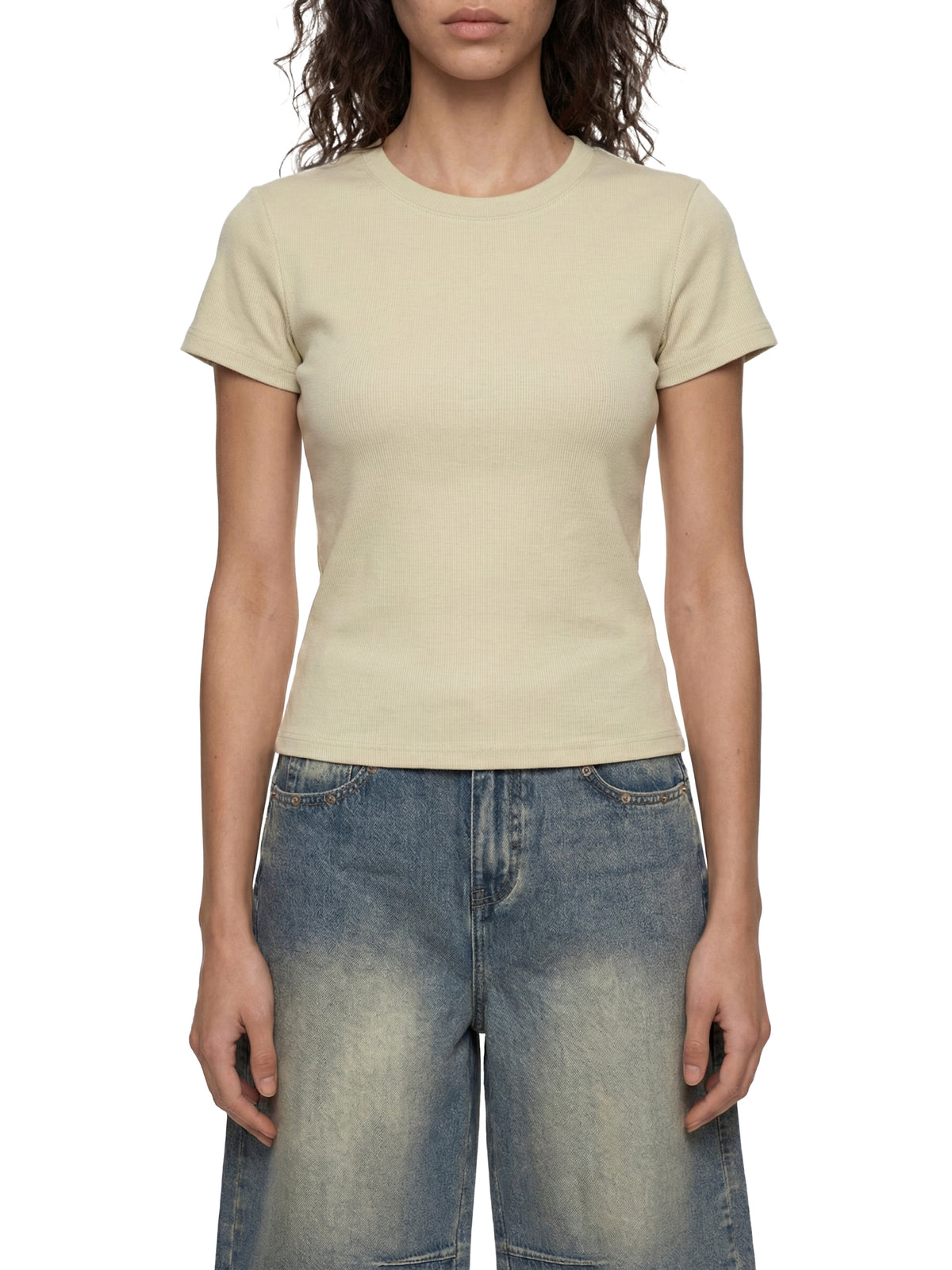 Heavyweight Slim Fit Crewneck T-Shirt
