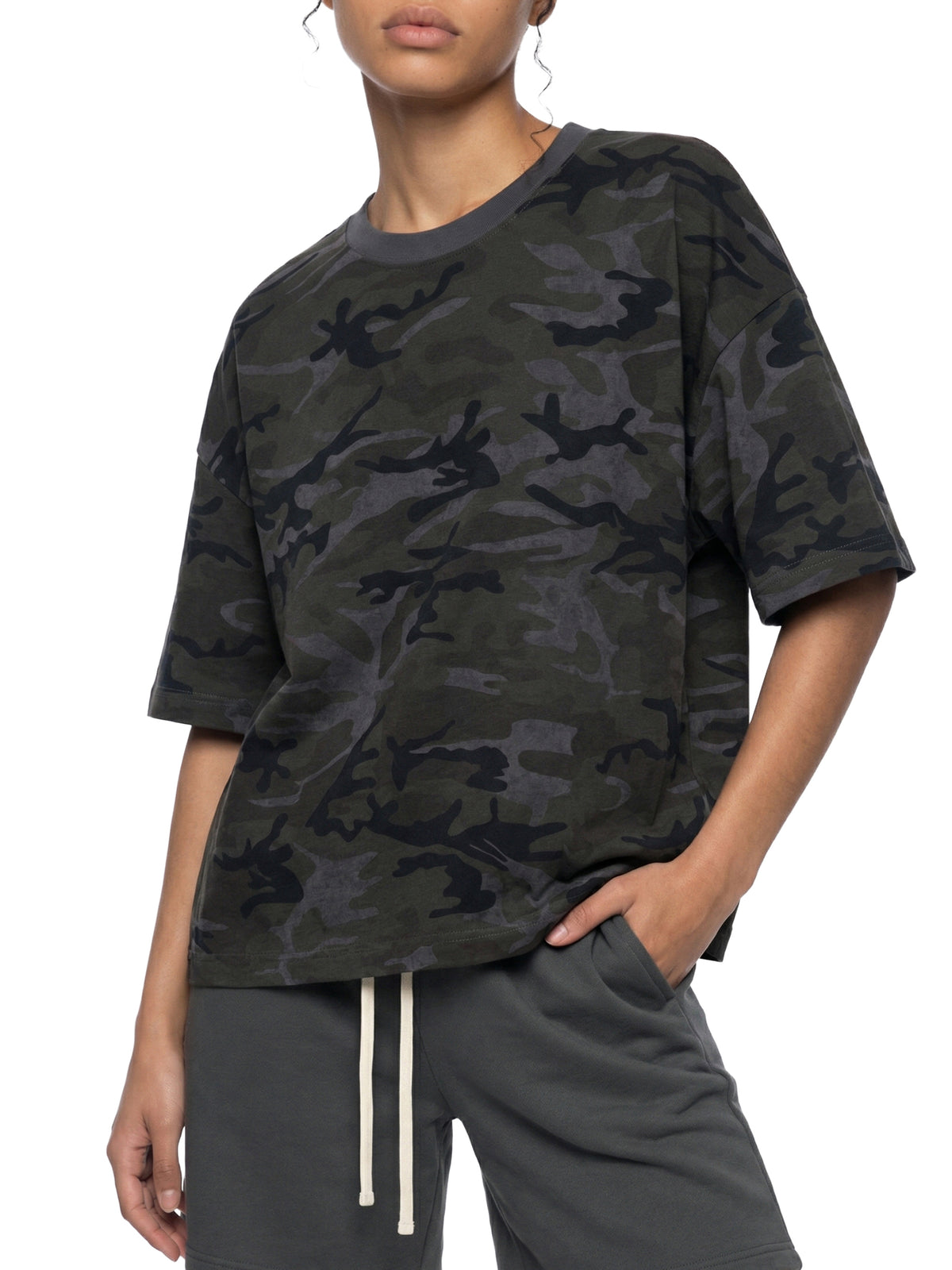 Gray Camo model women