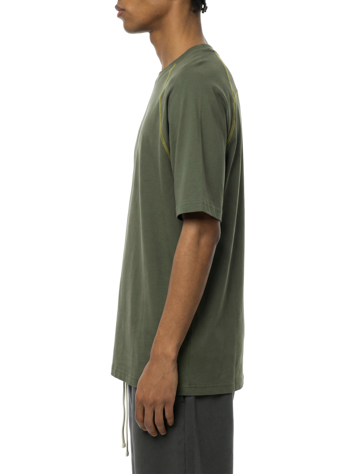 Contrast Stitch Raglan T-Shirt – Sky Blue & Army Green