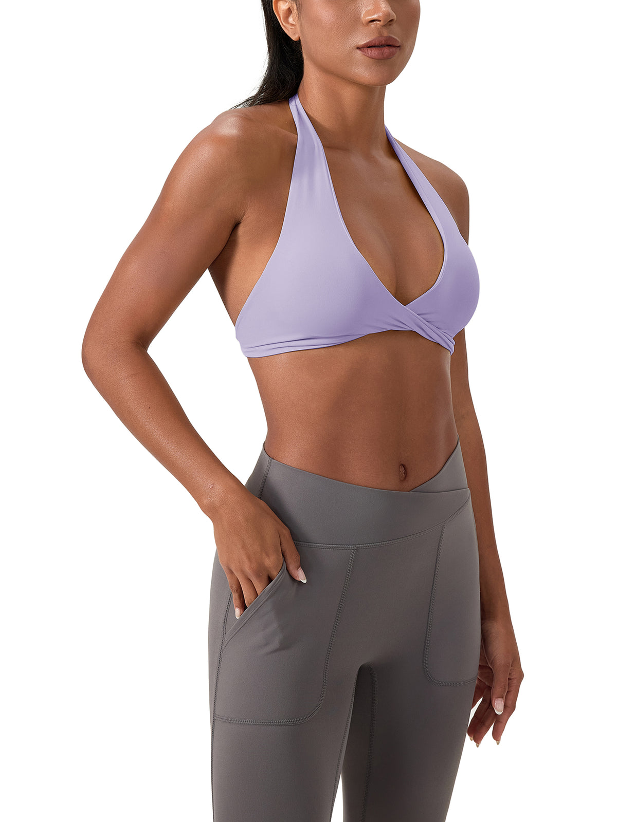 Purple model women