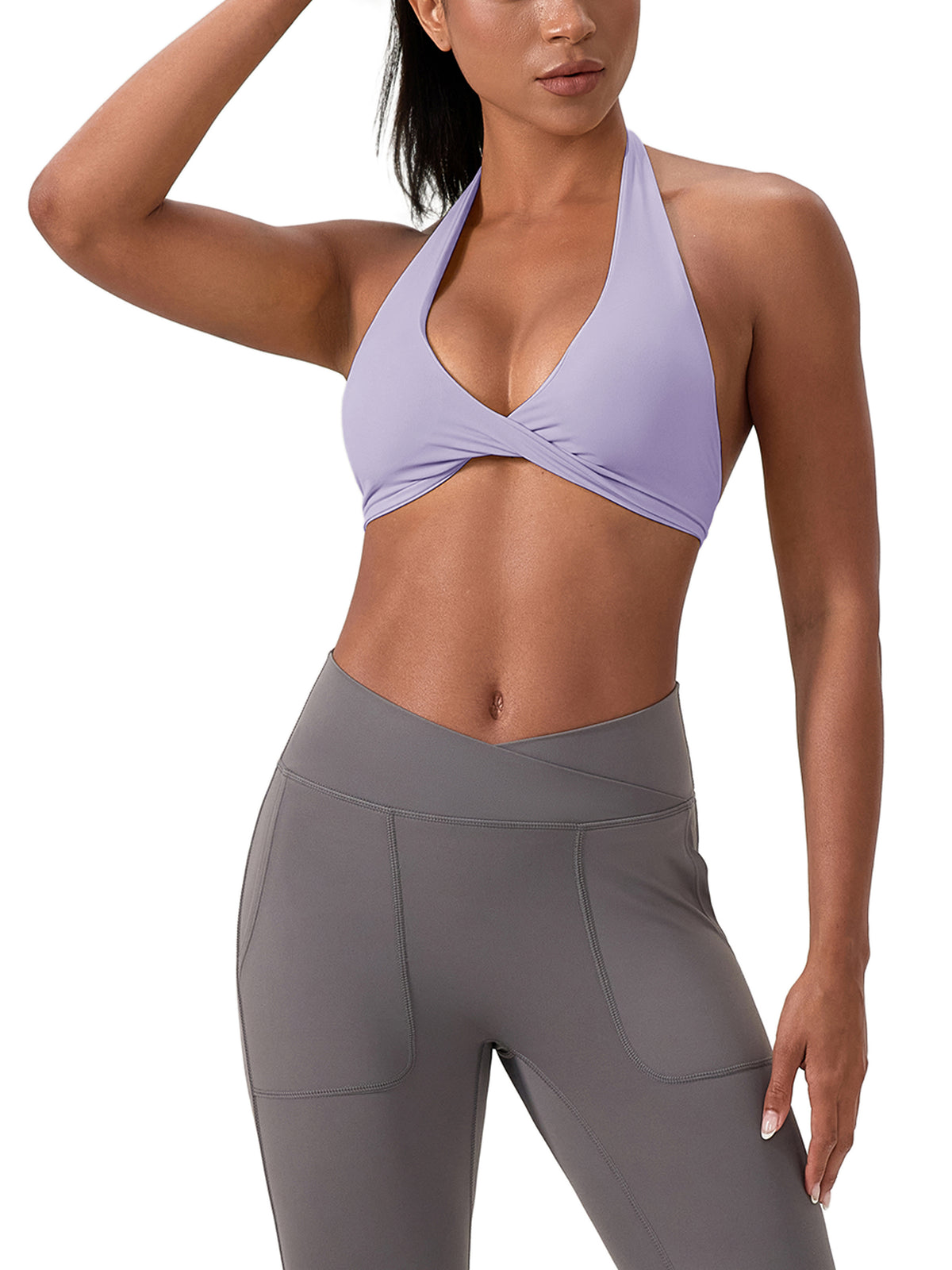 Purple model women