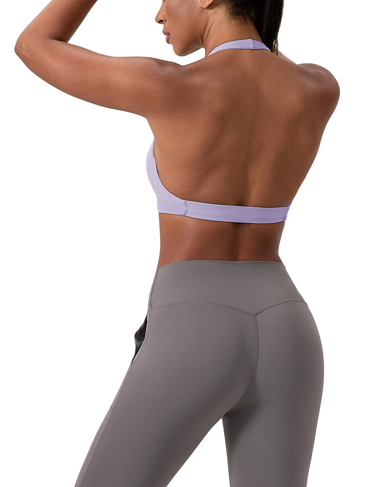 Purple model women