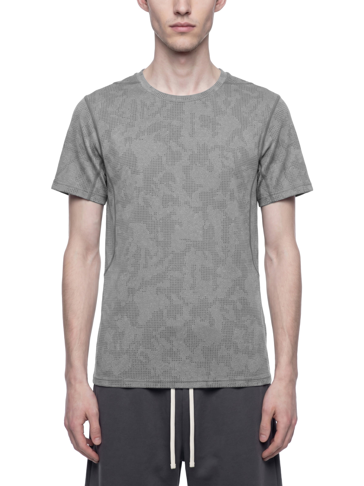 Jacquard Slim Mesh T-Shirt