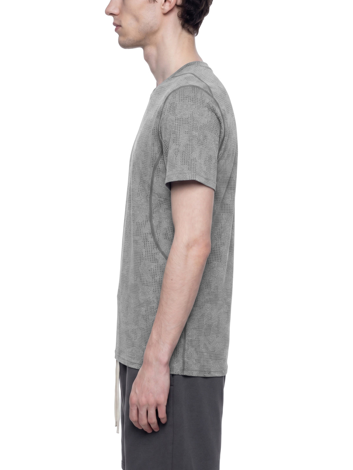 Jacquard Slim Mesh T-Shirt