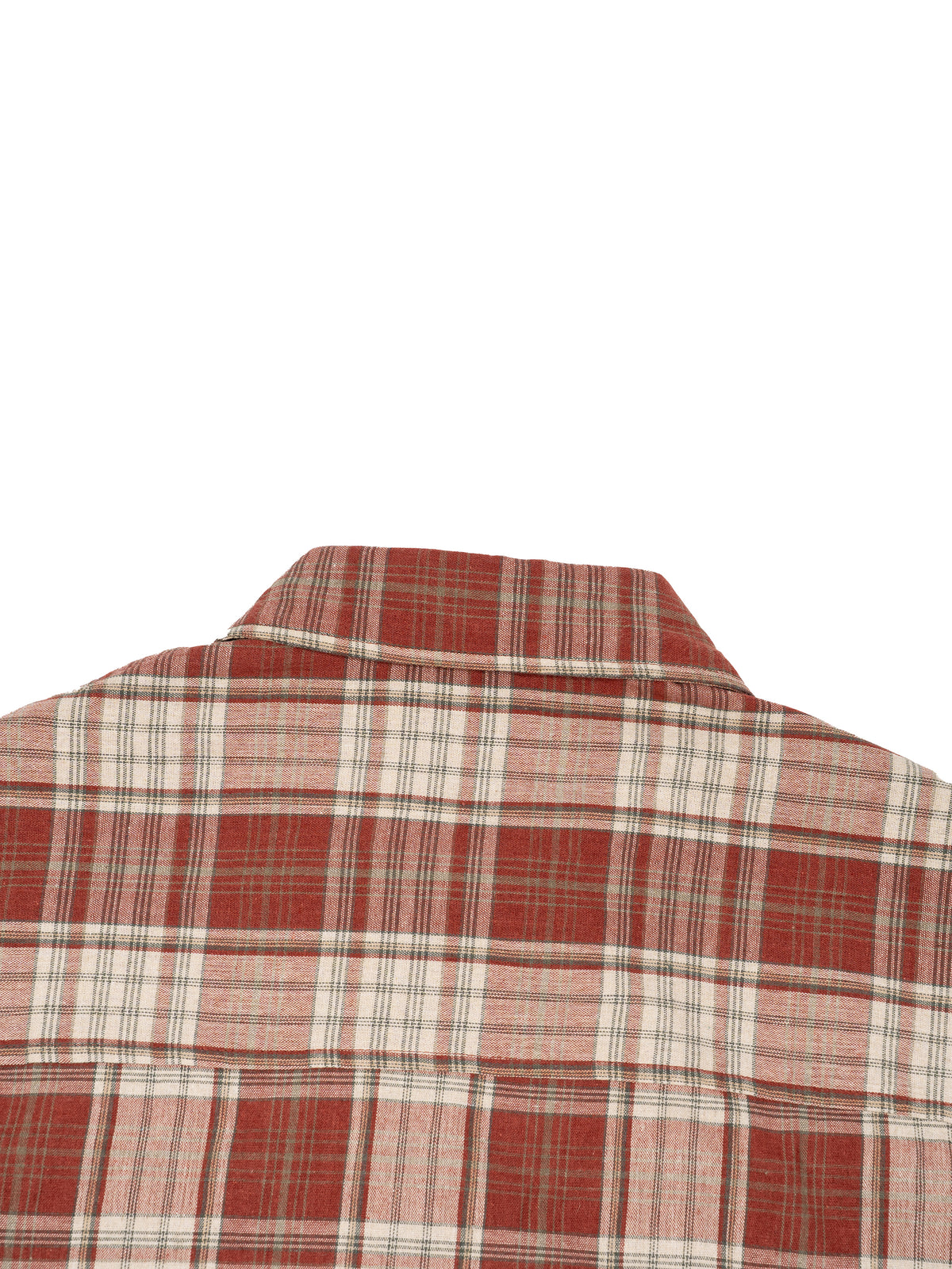 Red with Apricot detail
