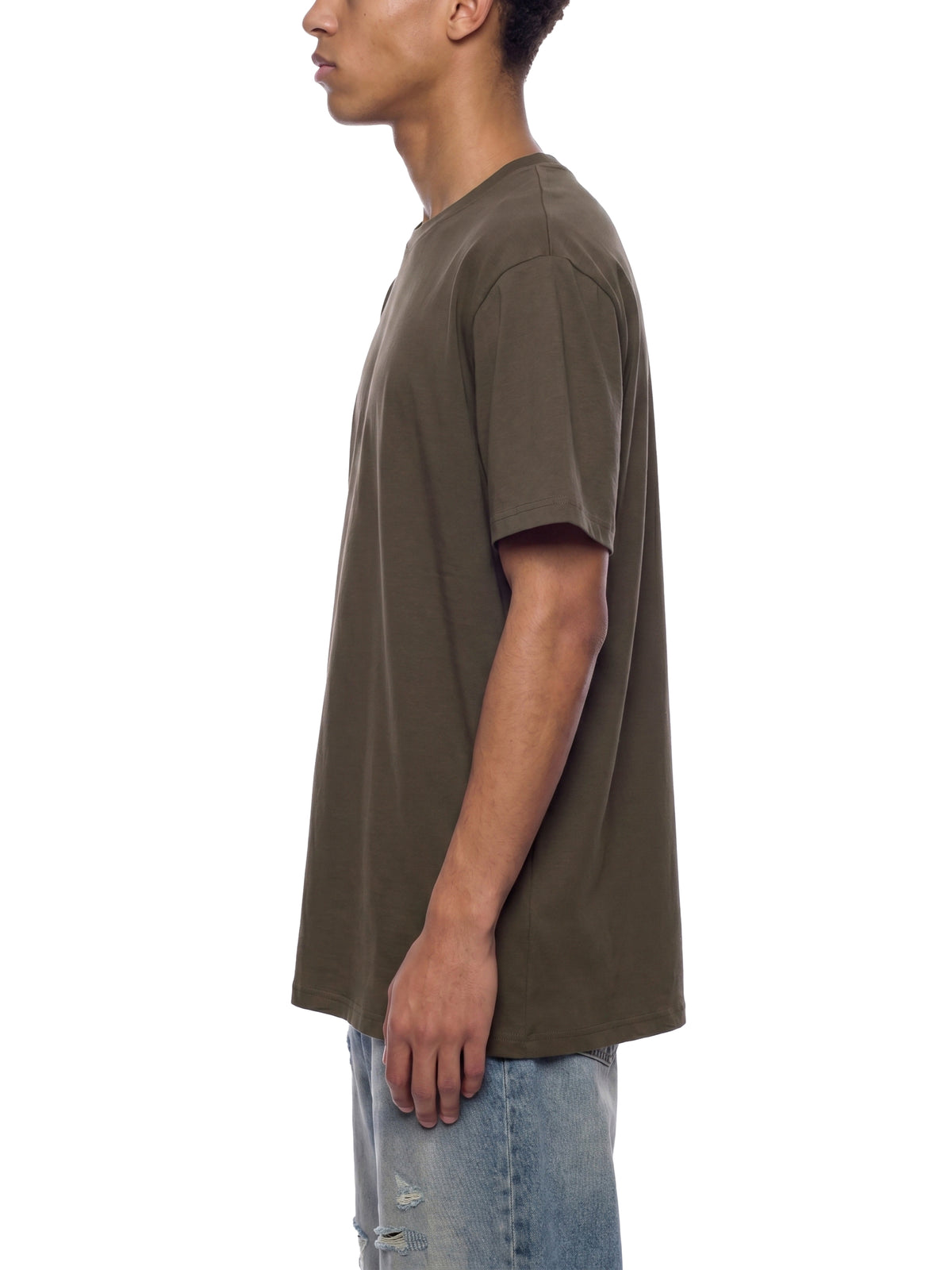 Midweight Solid Color Regular Fit T-Shirt