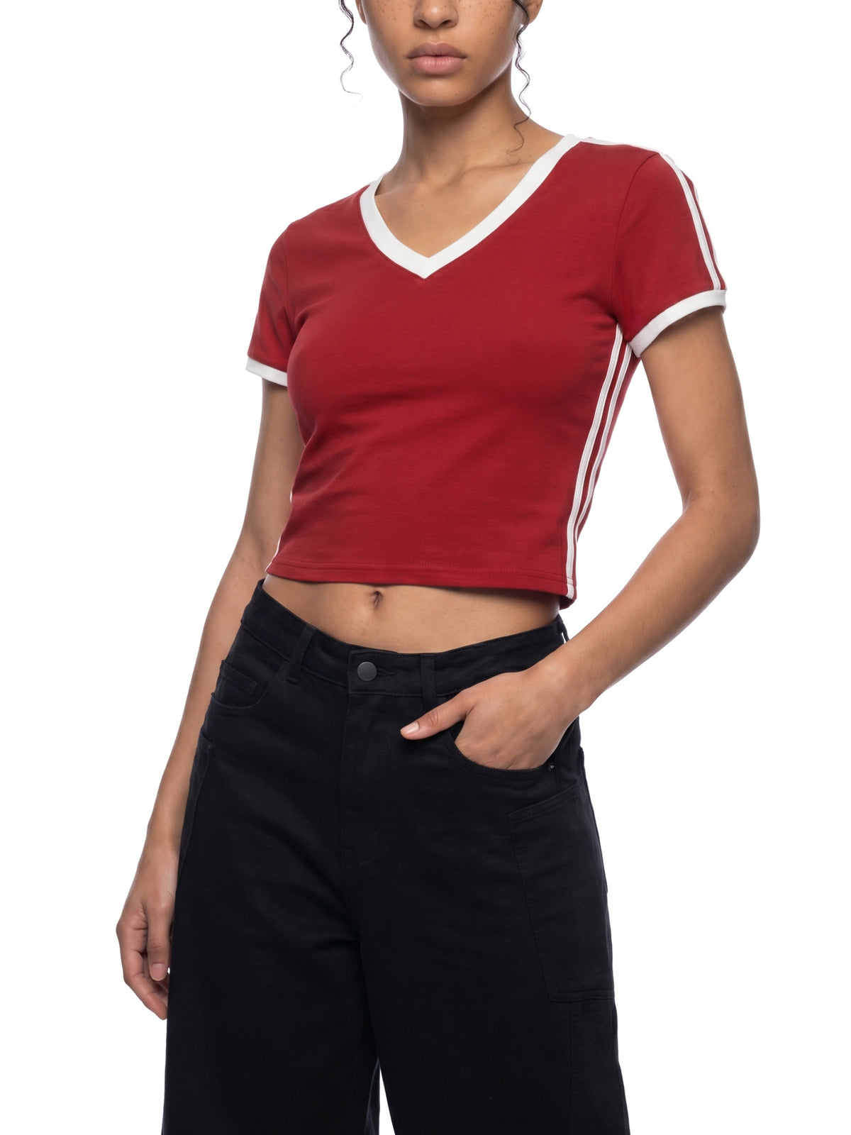 Red model women