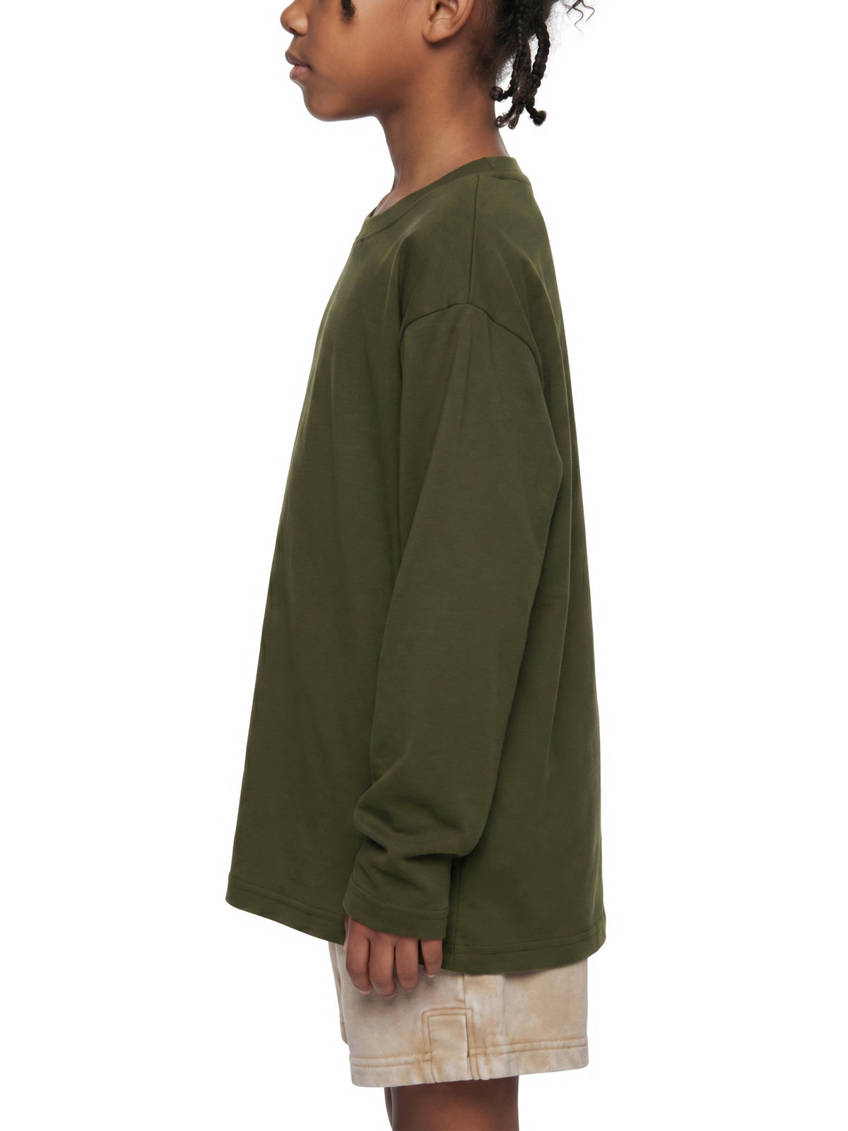 Kids Drop Shoulder Long Sleeve T-Shirt