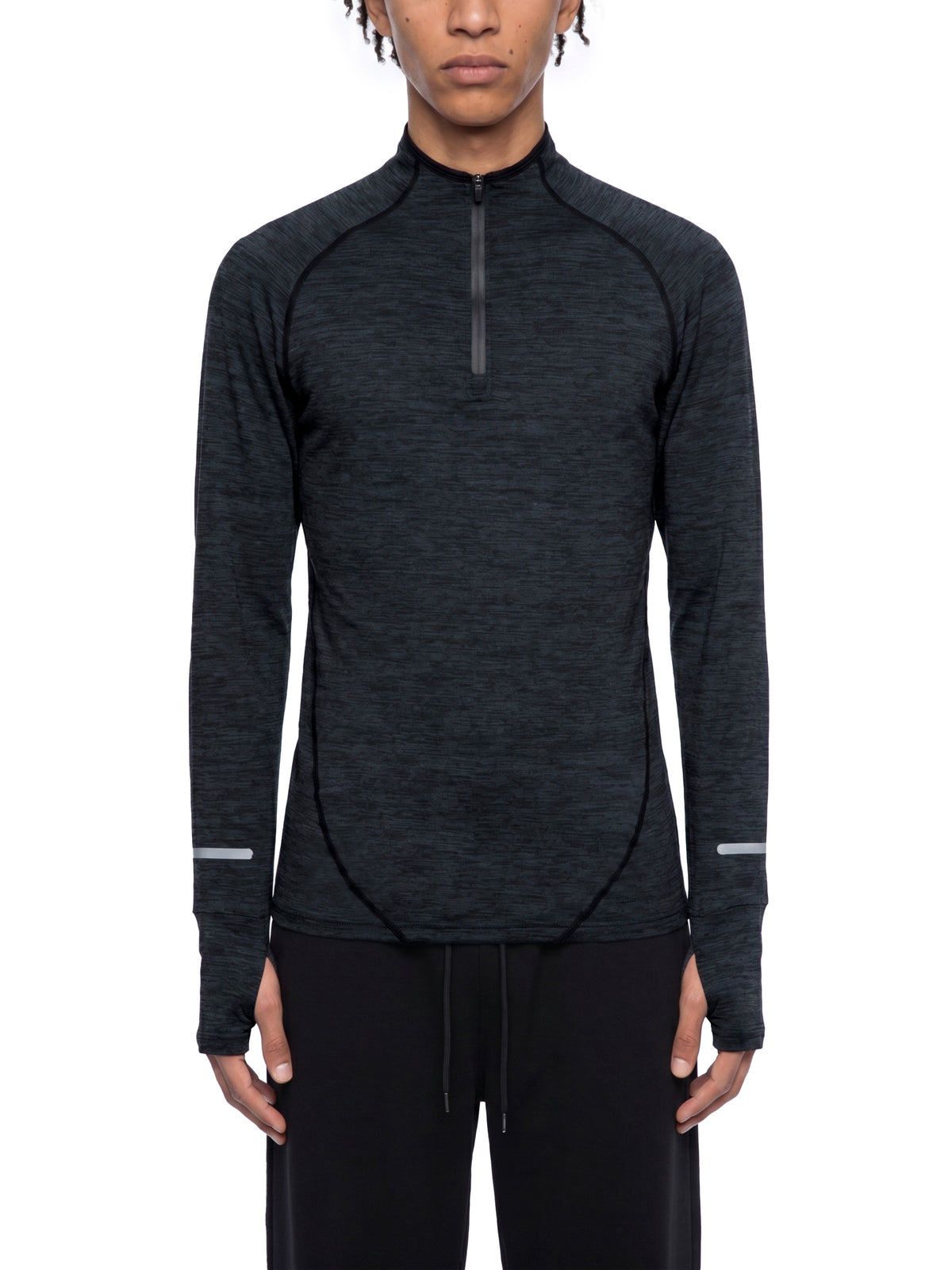 Quarter-Zip Raglan Training T-Shirt