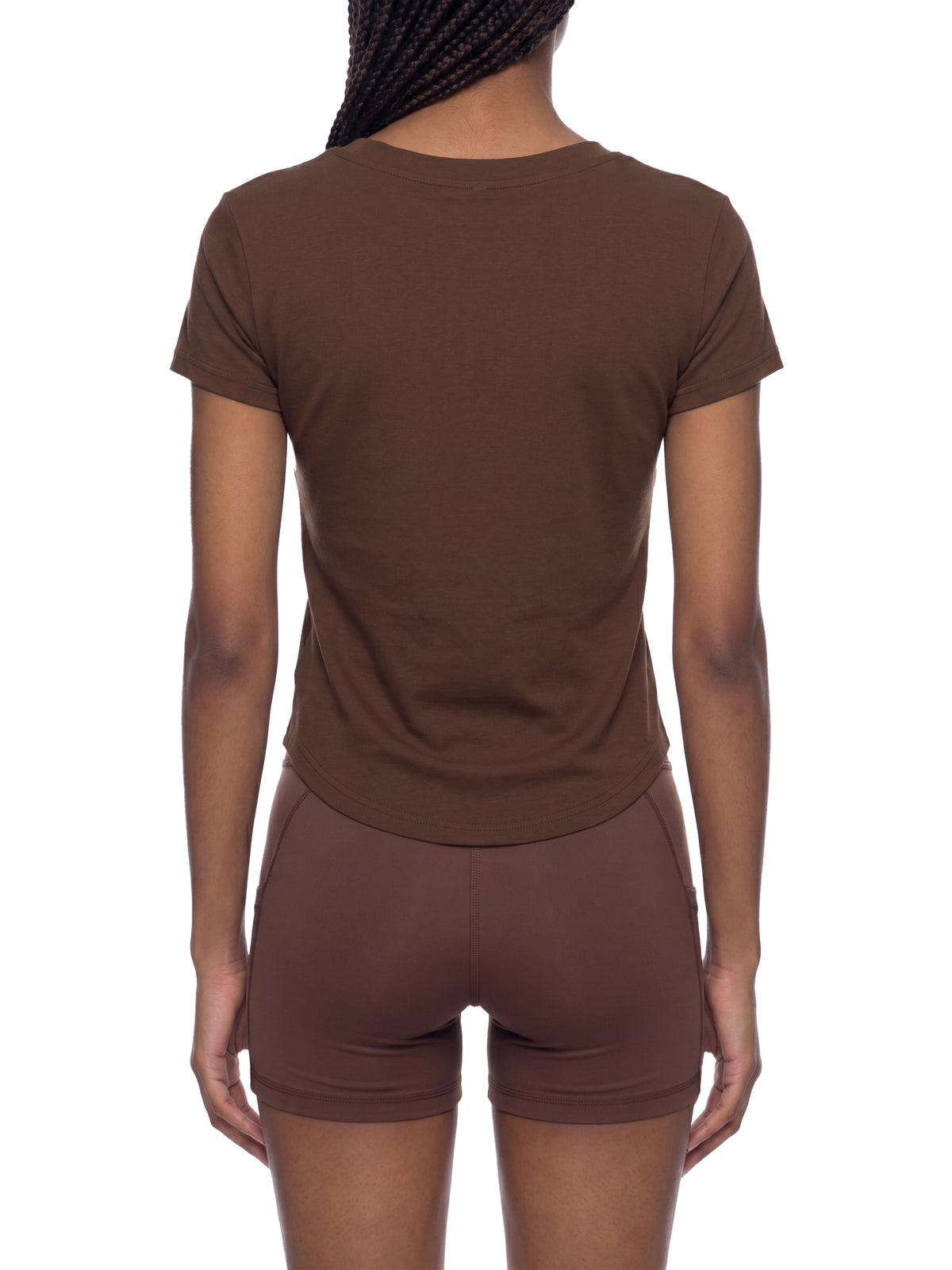 Paneled Crop T-Shirt