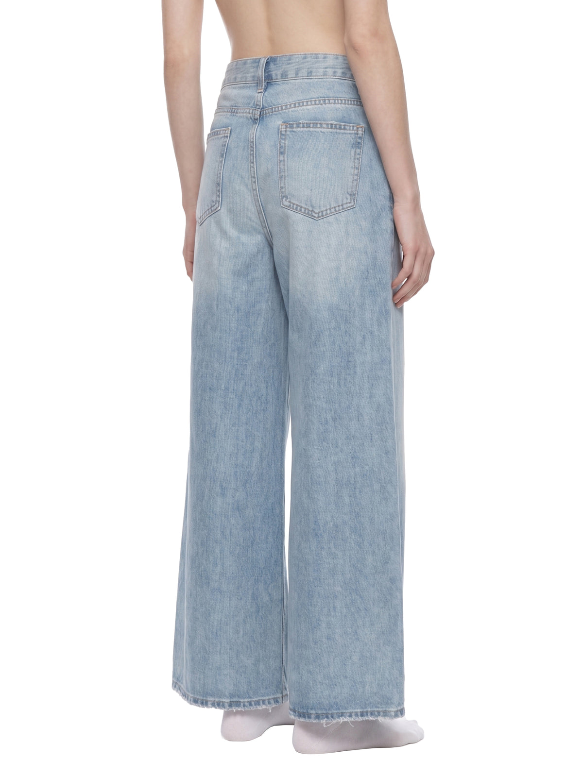 Light Wash Wide Leg Jeans