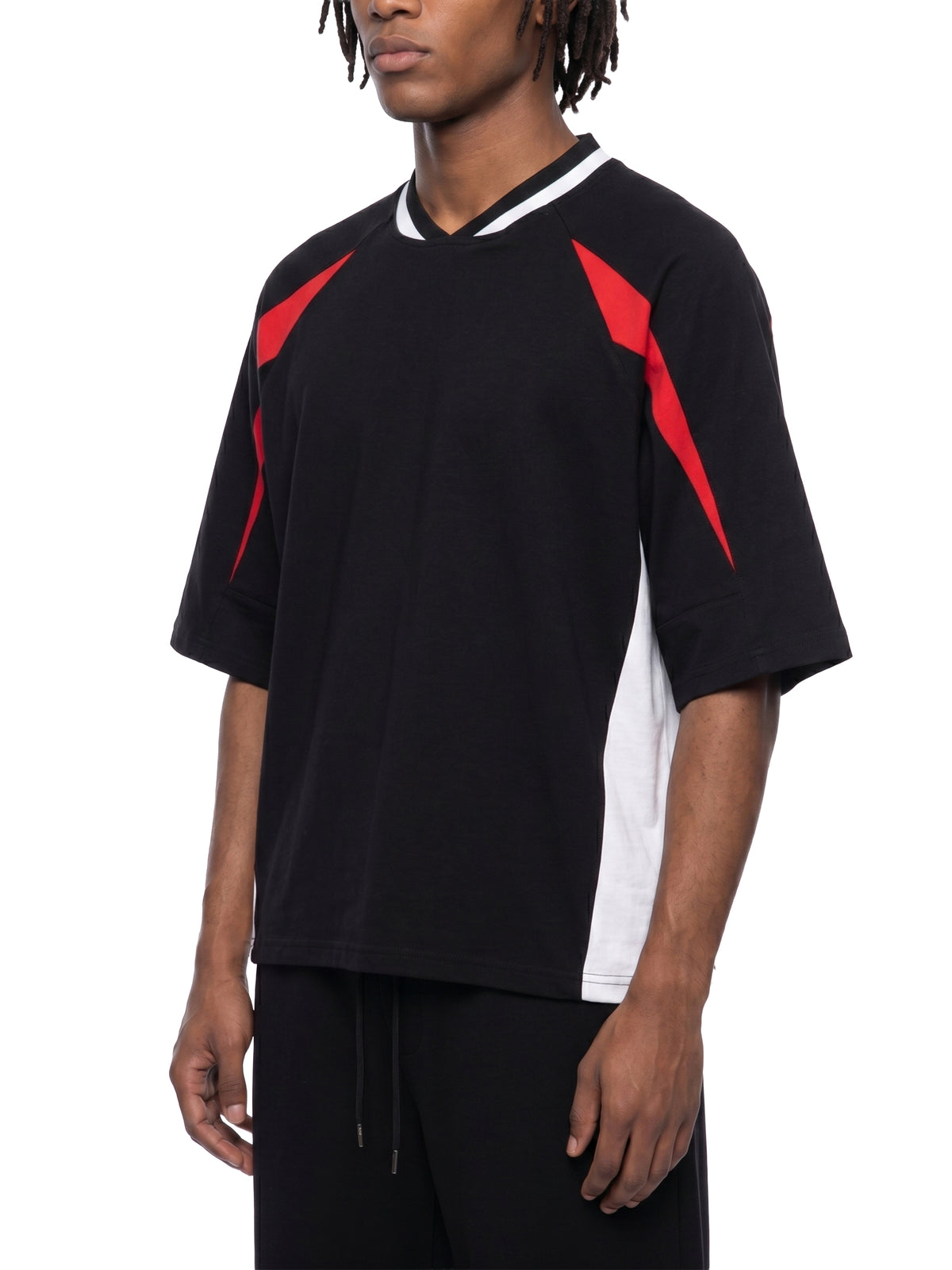 Black with White model men