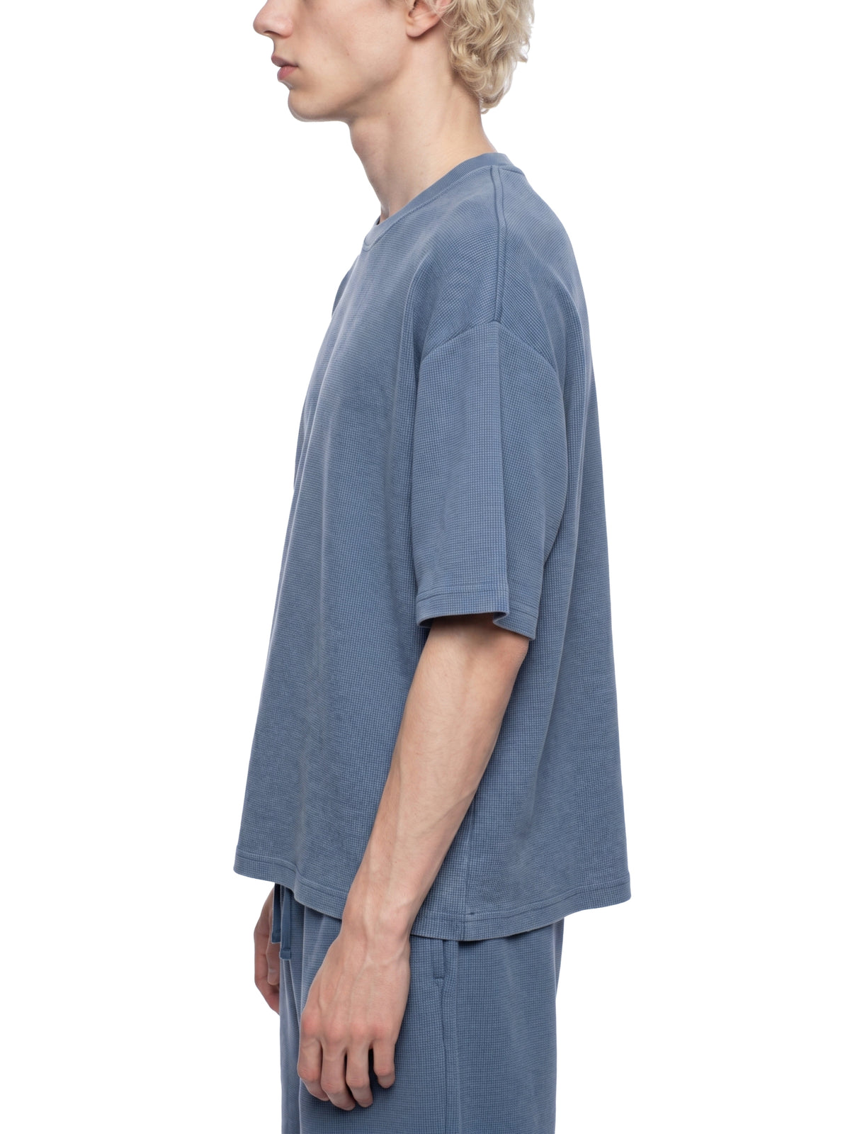 Vintage Wash Sunfade Boxy Waffle T-Shirt