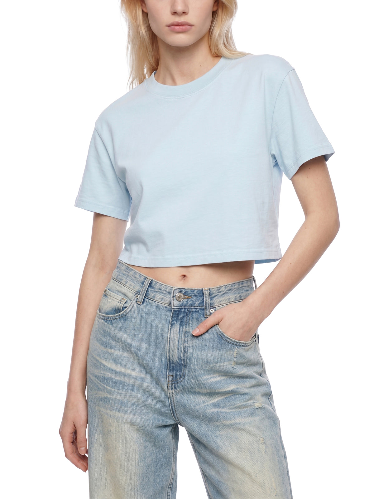 Light Blue model women