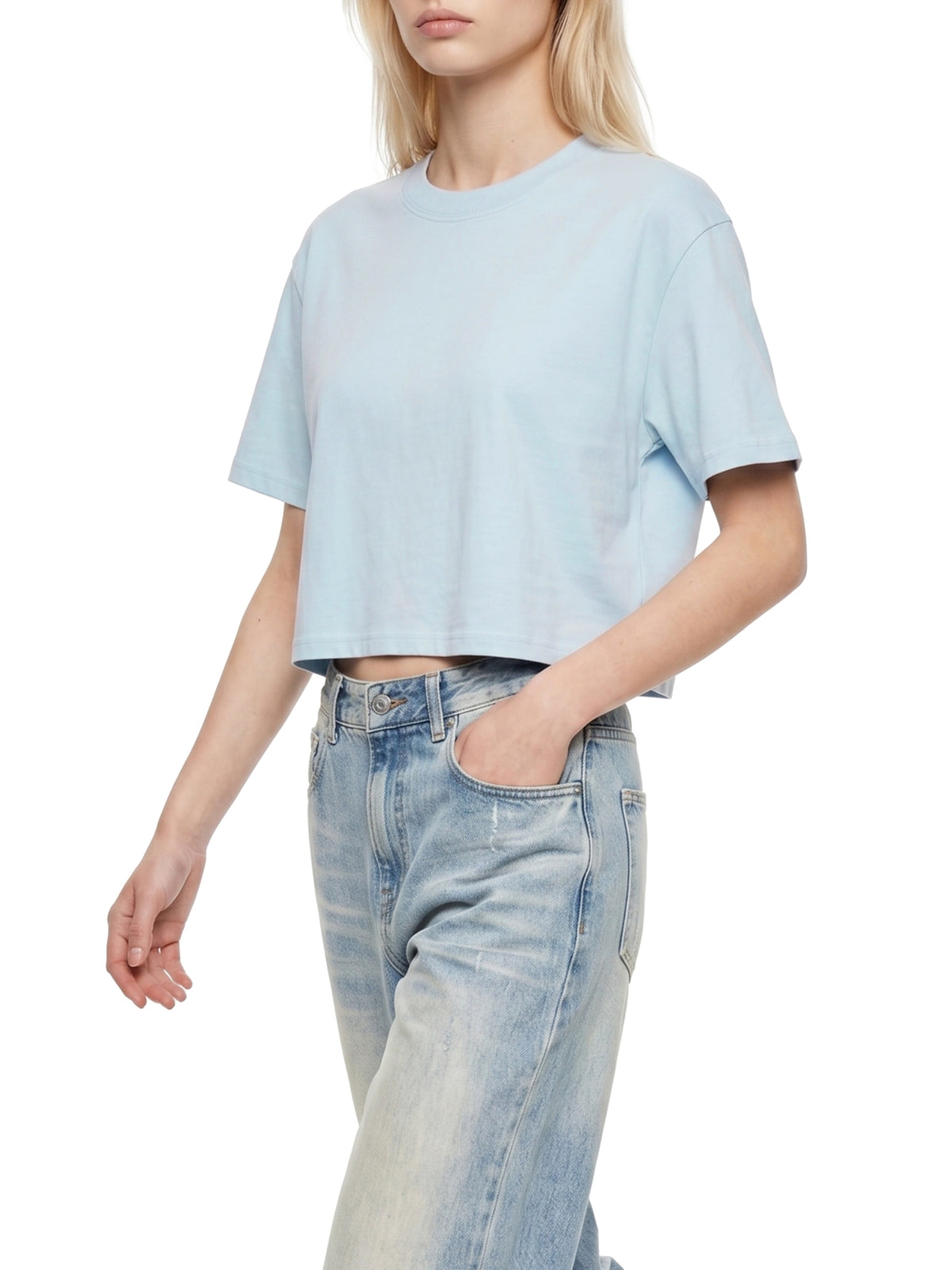 Light Blue model women