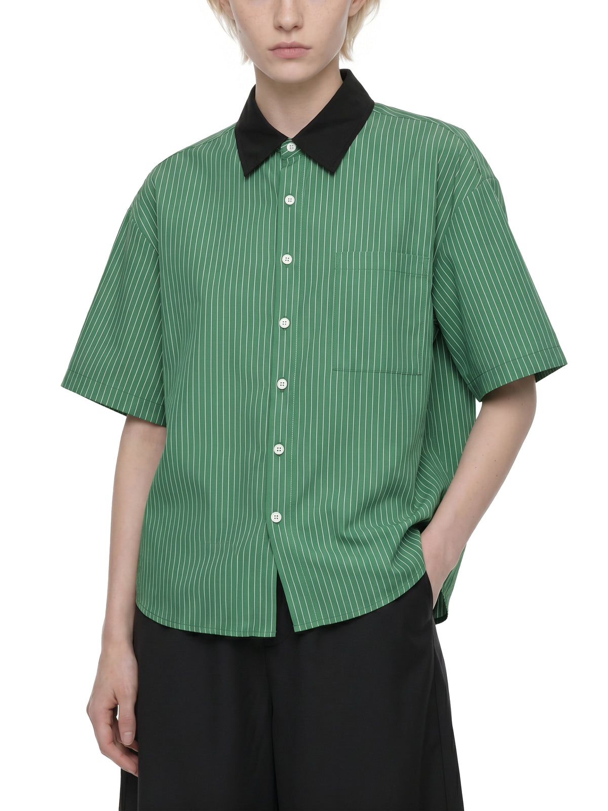 Dark Green model women