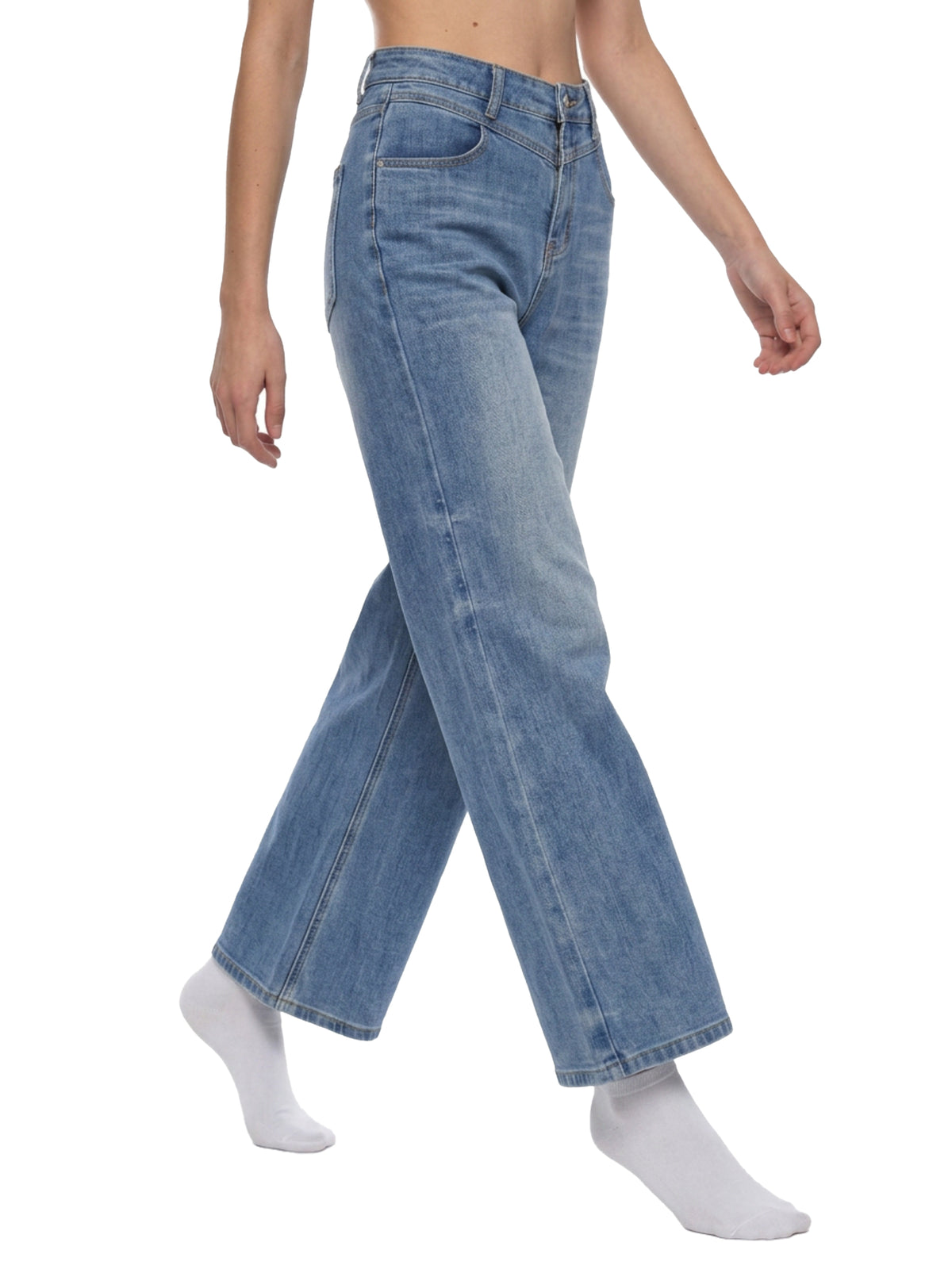 Jeans Blue side women