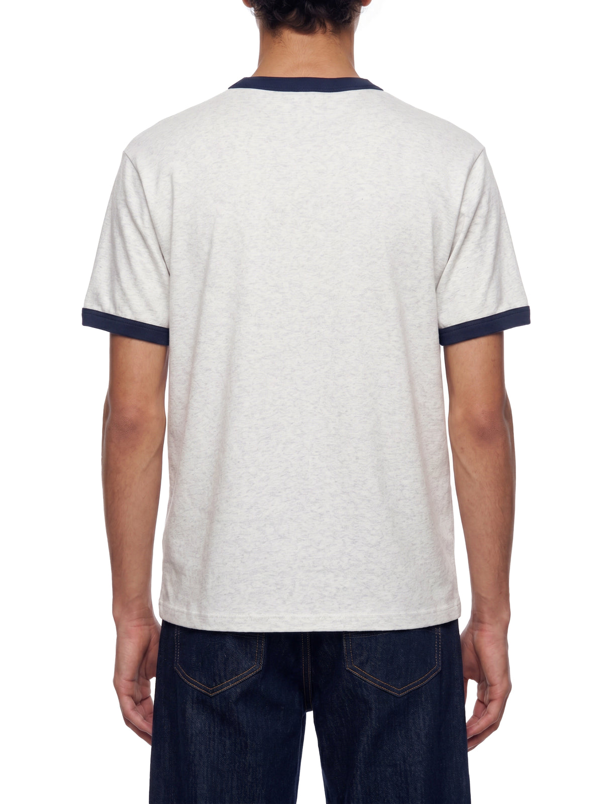 Flower Gray with Royal Blue model men