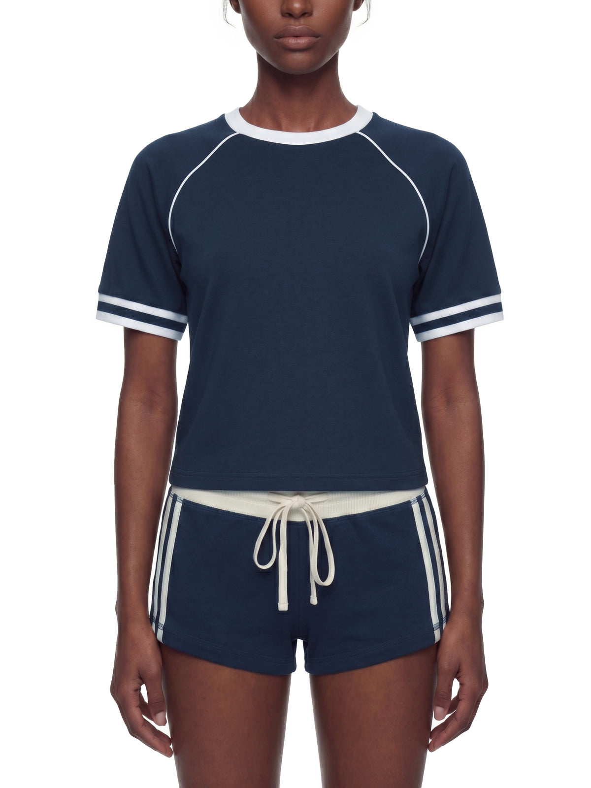 Raglan Ribbed T-Shirt