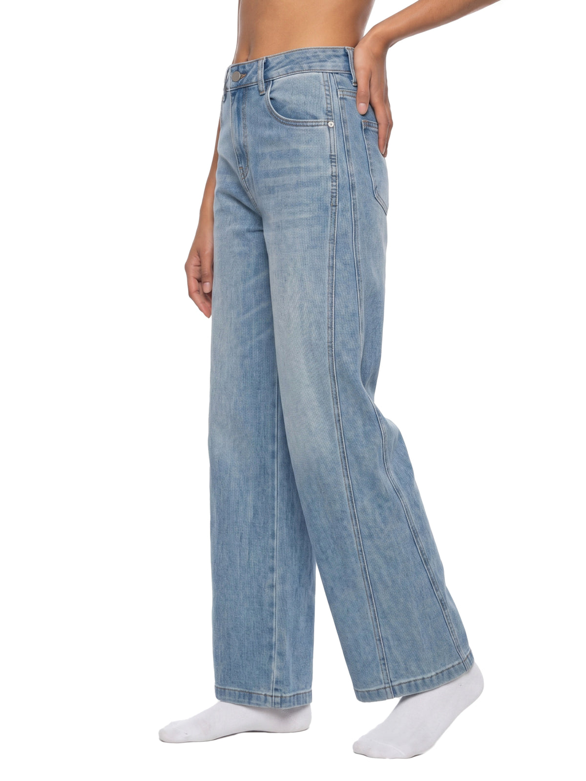 Jeans Blue side women