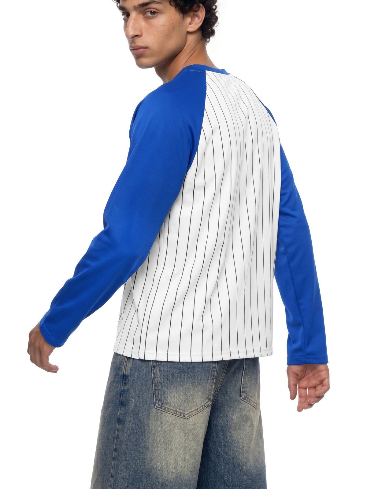 Striped Raglan Long Sleeve T-Shirt