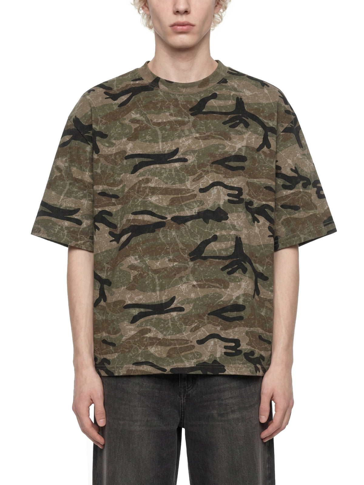 Green Camo model men