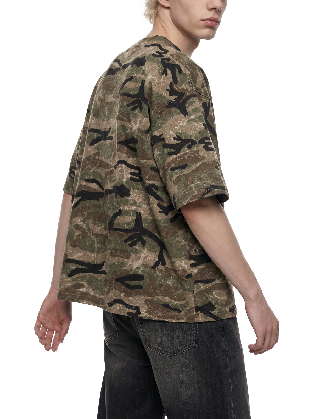 Green Camo model men