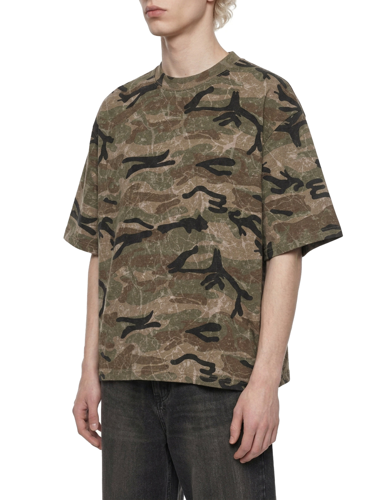 Green Camo model men