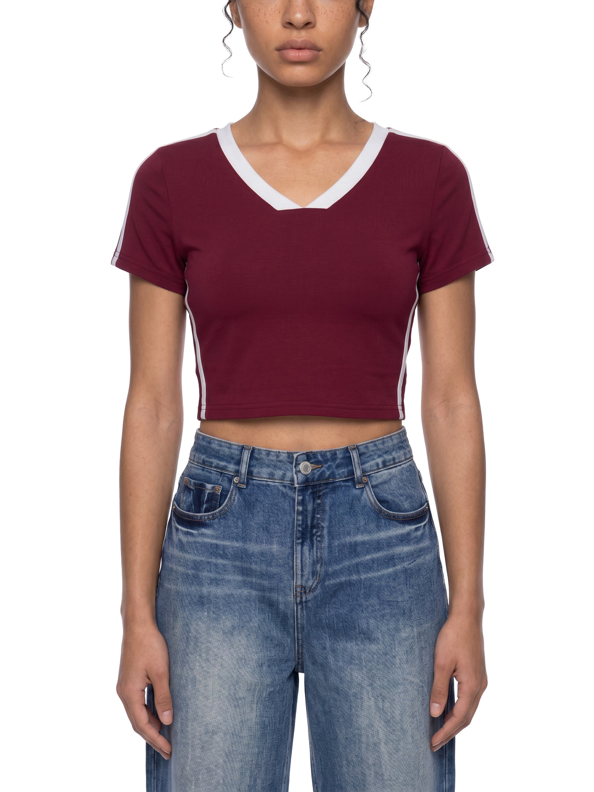 Slim Fit Color Block T-Shirt