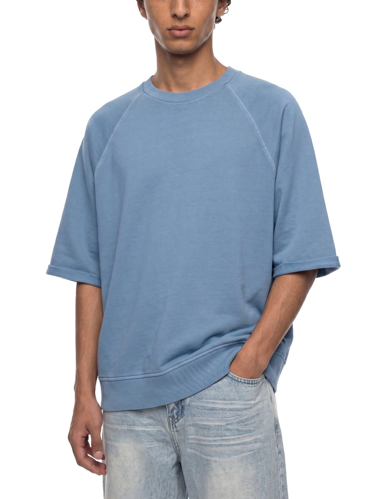 Boxy Short Sleeve Sweatshirt