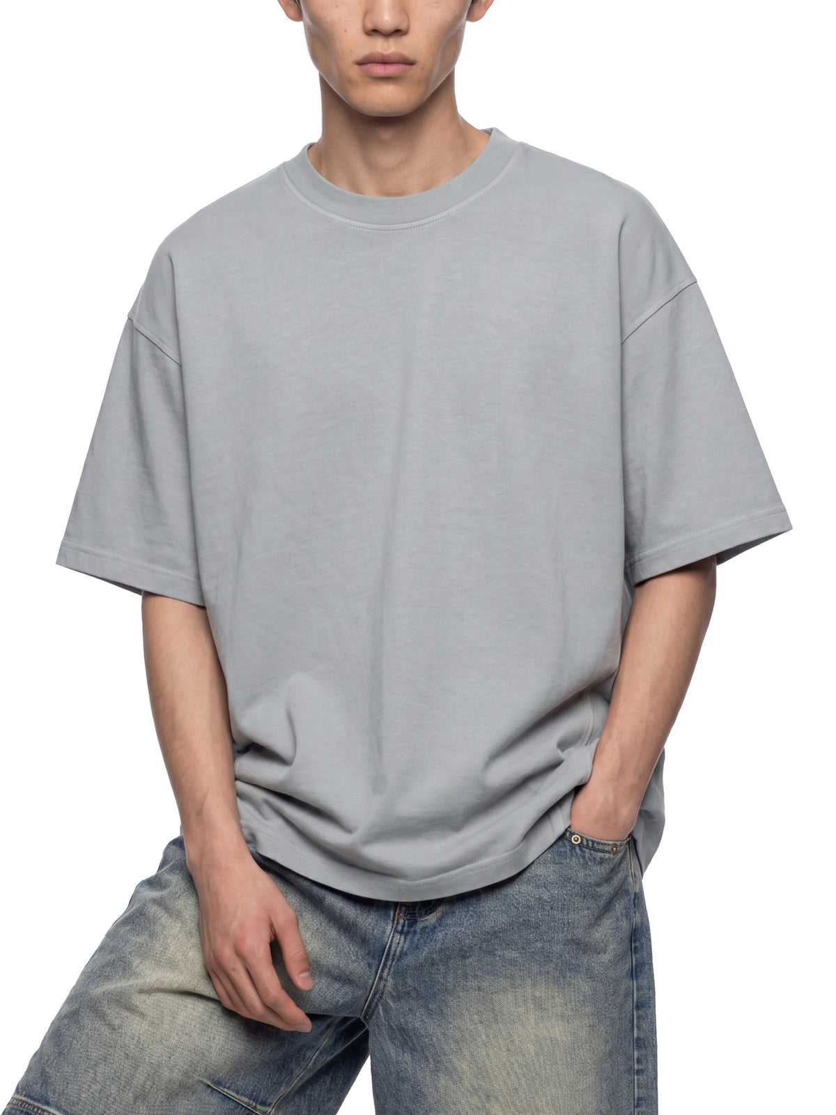 Vintage Wash Paneling T-Shirt