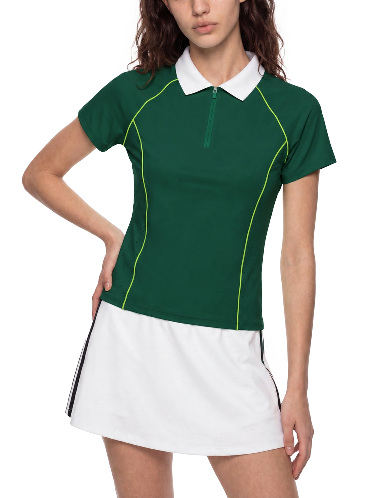 Blackish Green model women