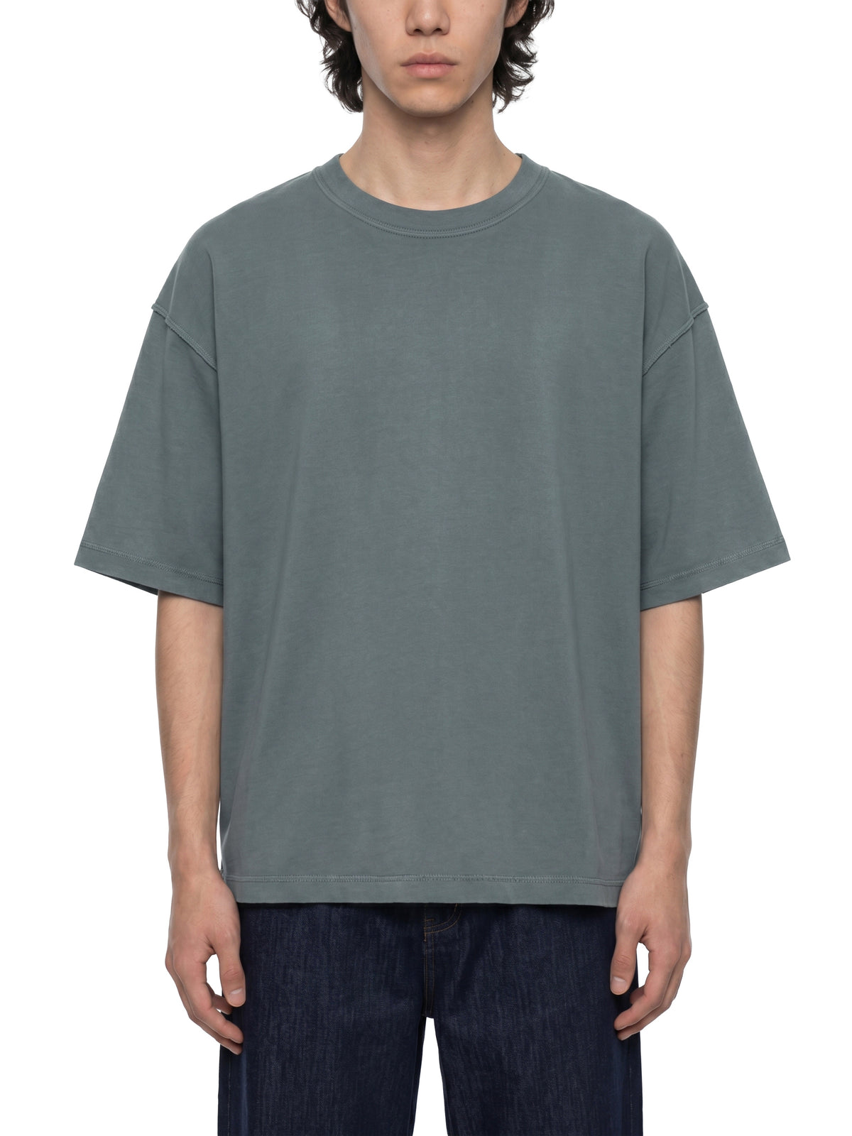 Drop Shoulder Vintage Wash Boxy T-Shirt