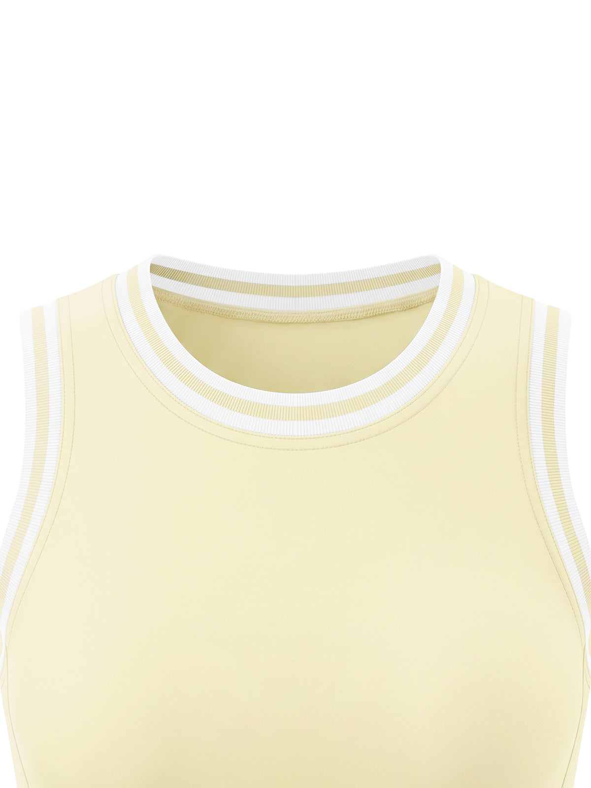 Light Yellow with White detail