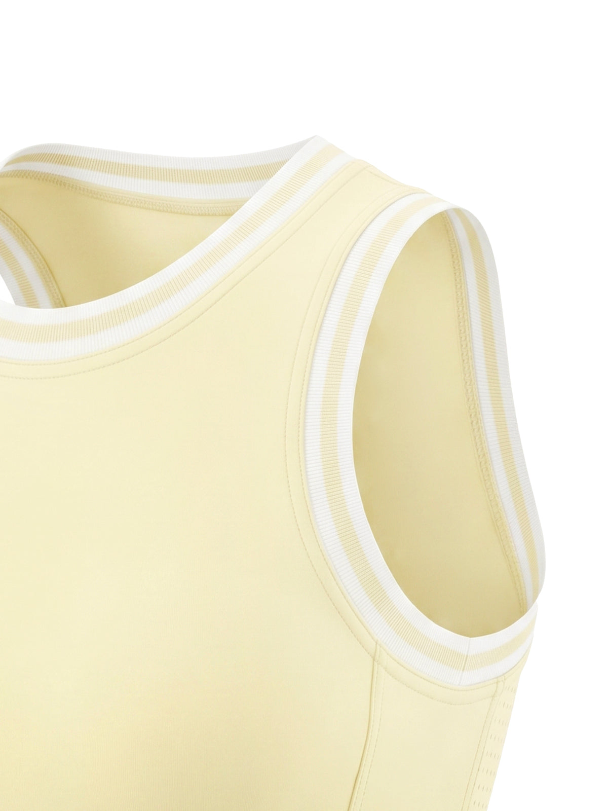 Light Yellow with White detail