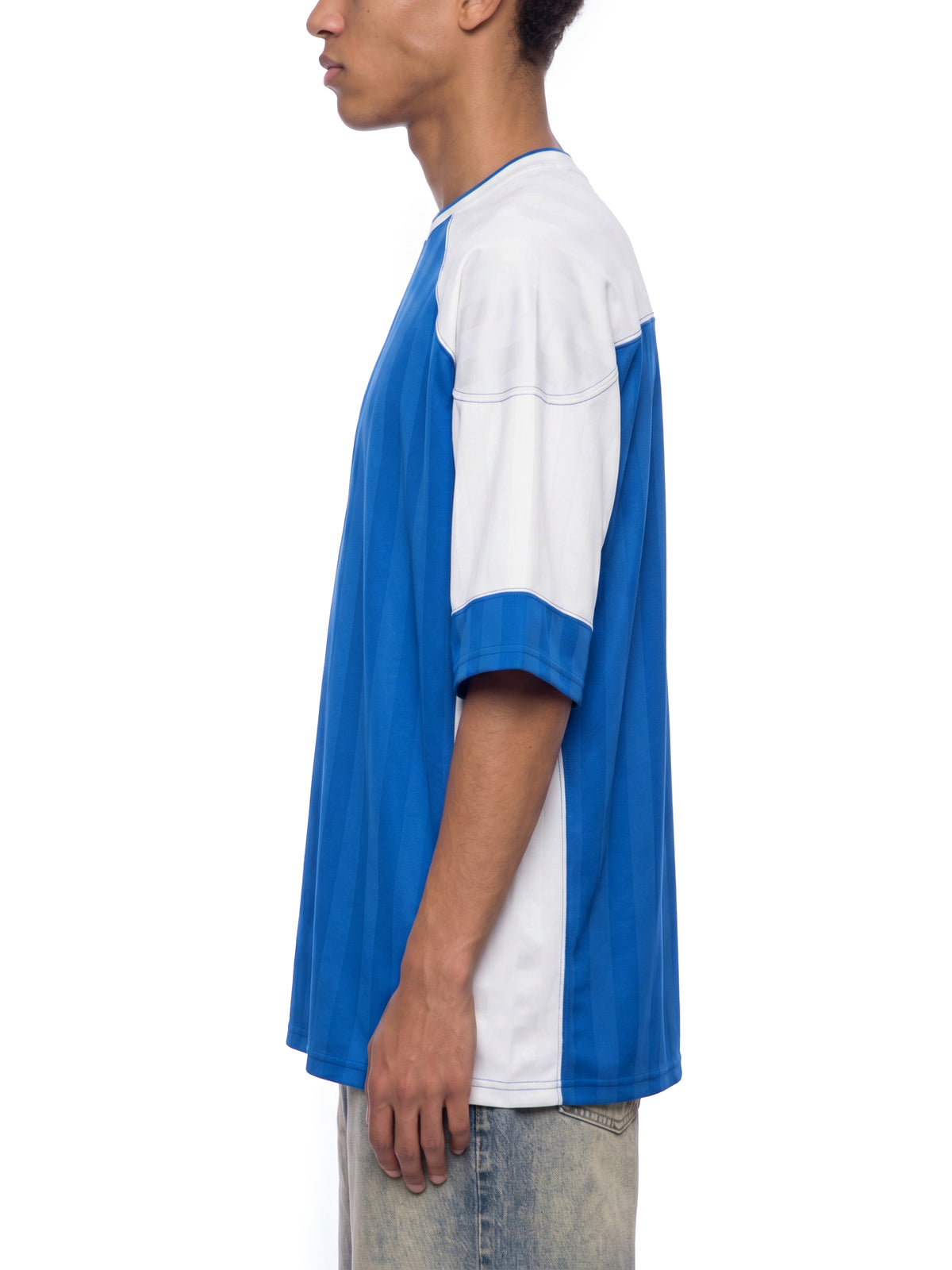 Blue with White model men