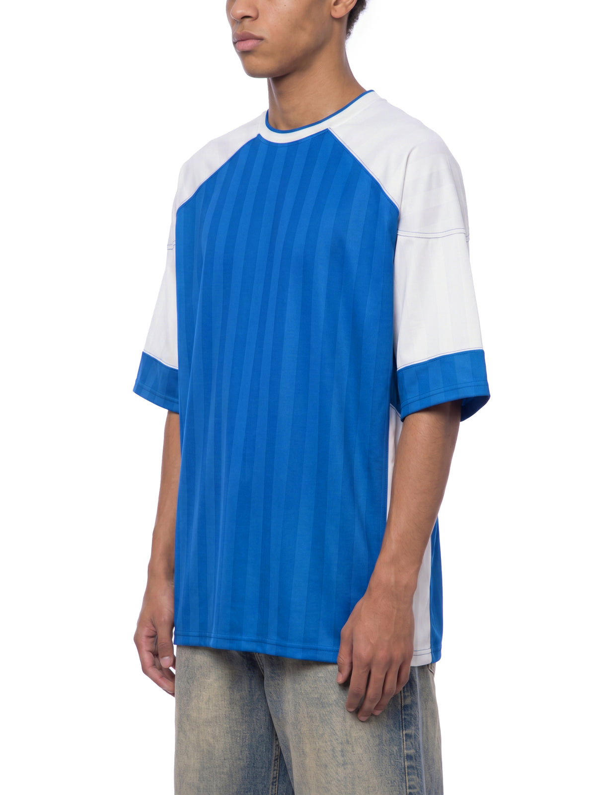 Blue with White model men