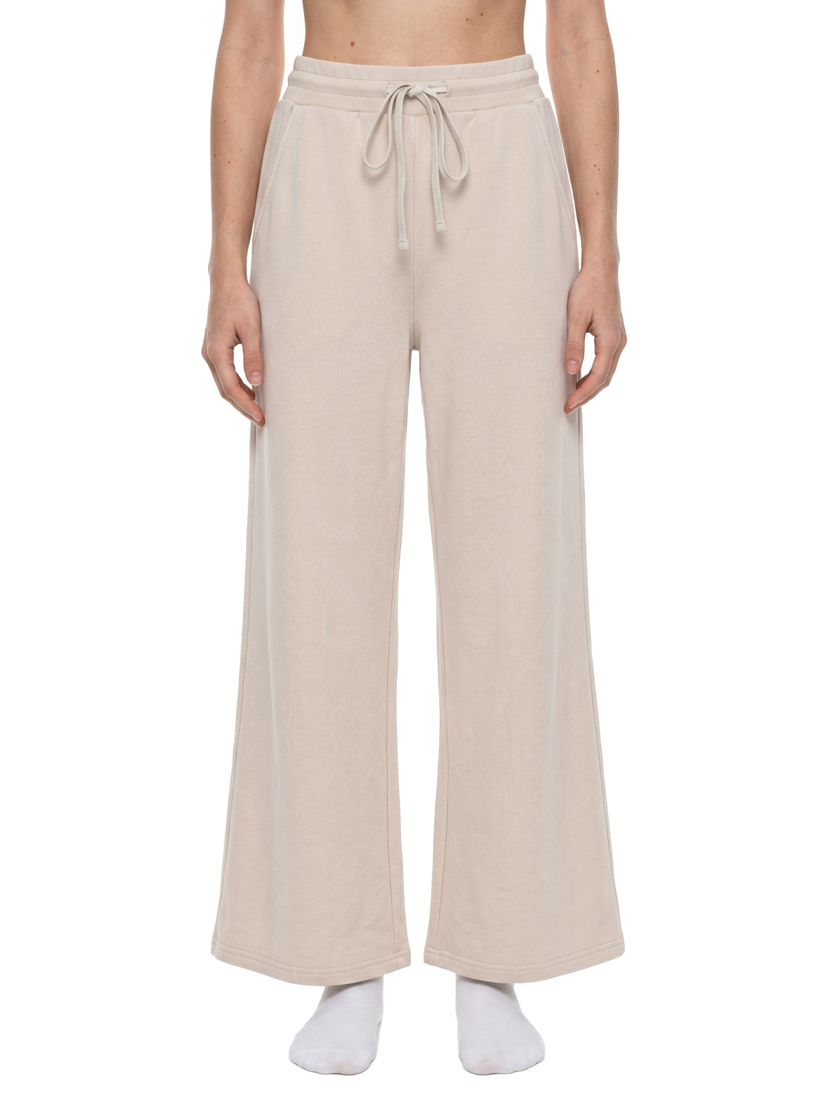 Mineral Wash Flared Leg Sweatpants