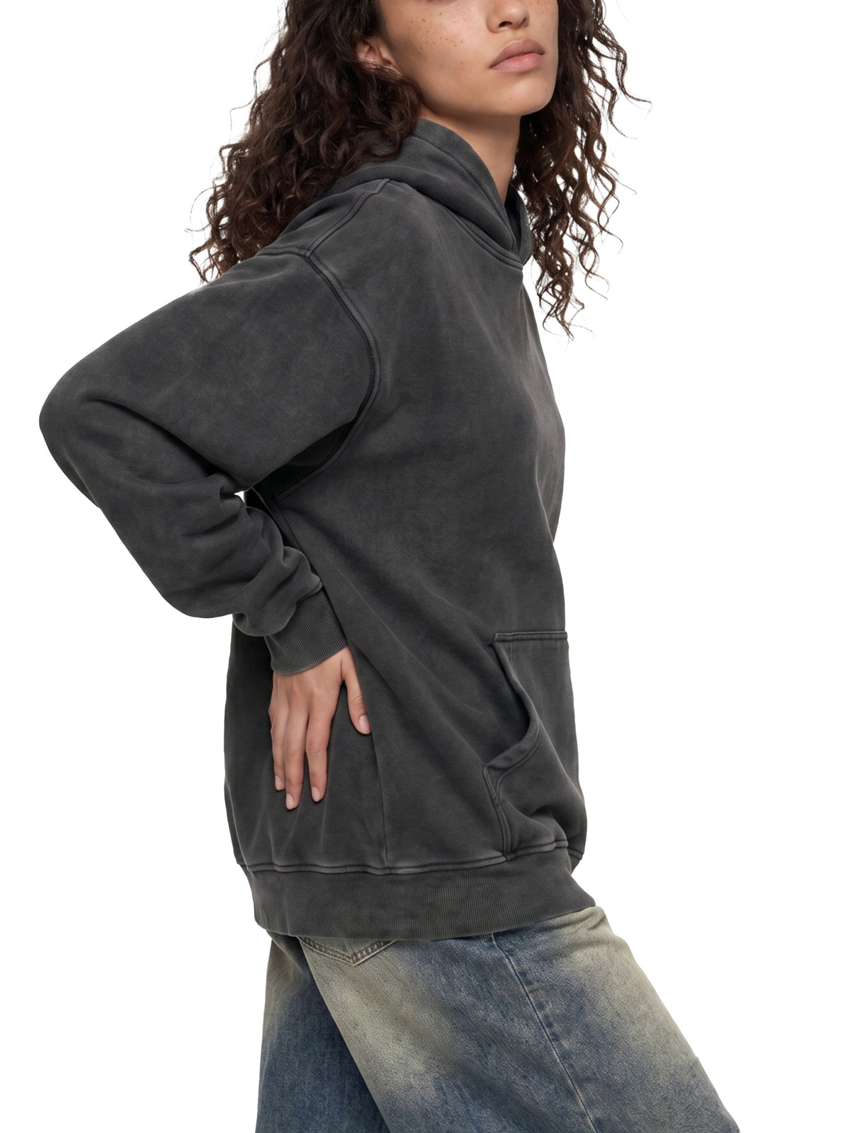 Snow Wash Fleece Hoodie