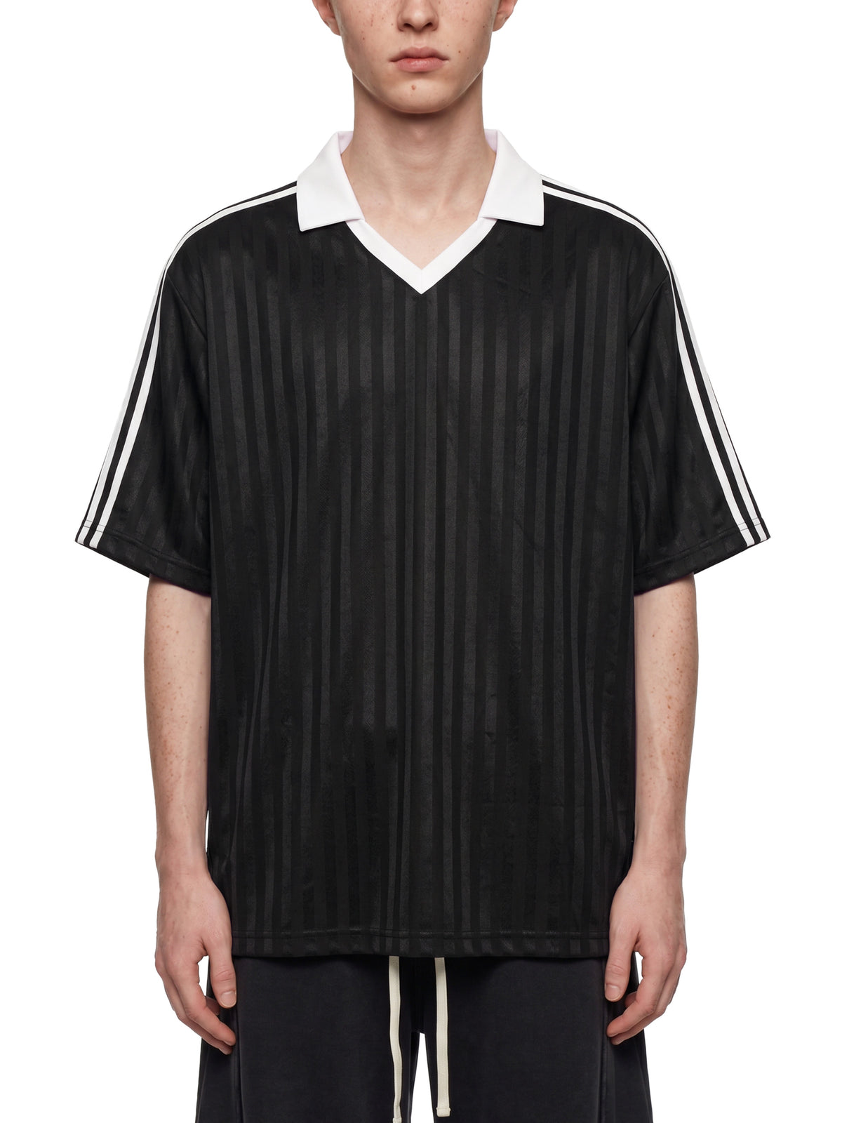 Black with White model men