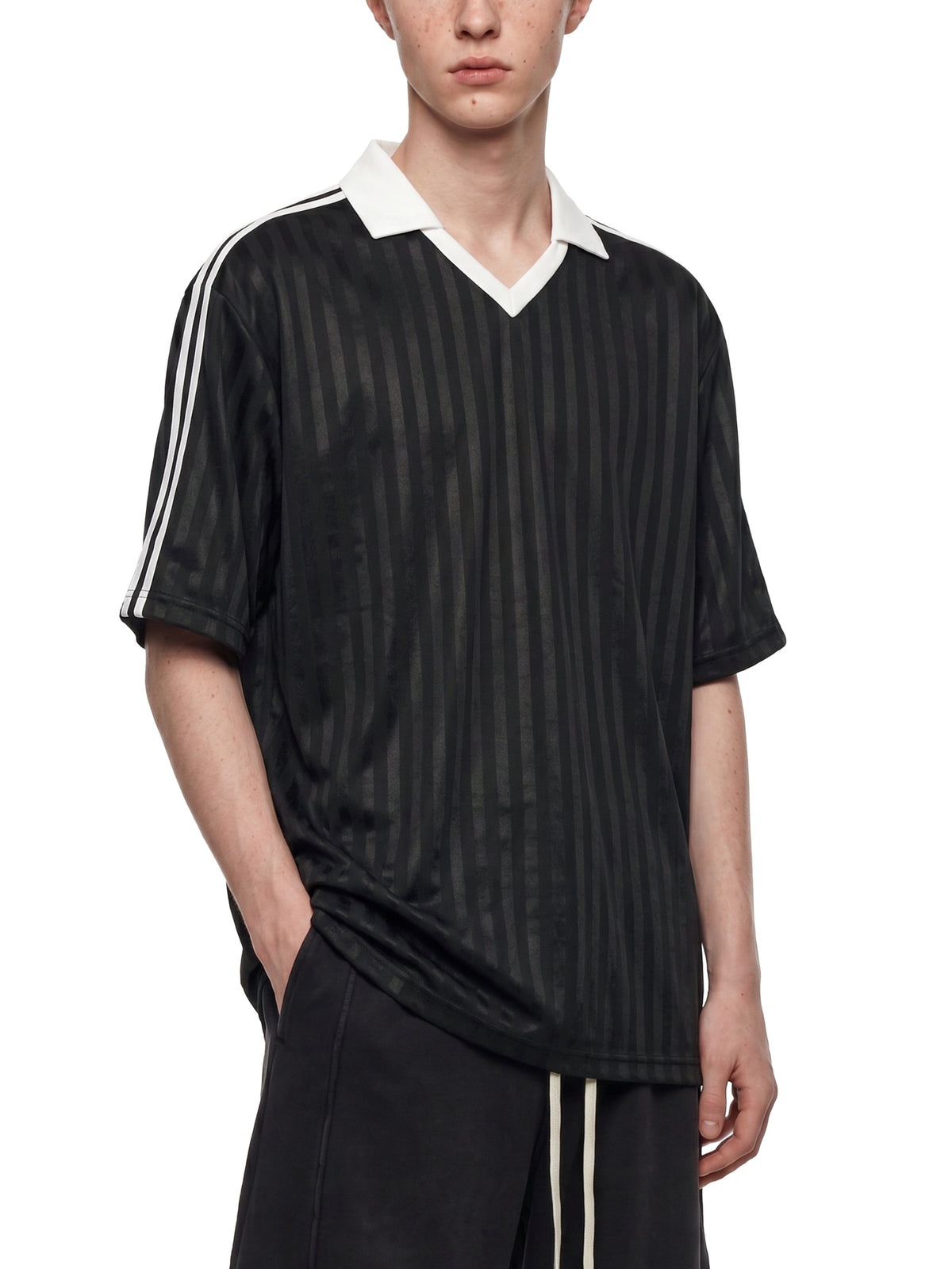 Black with White model men