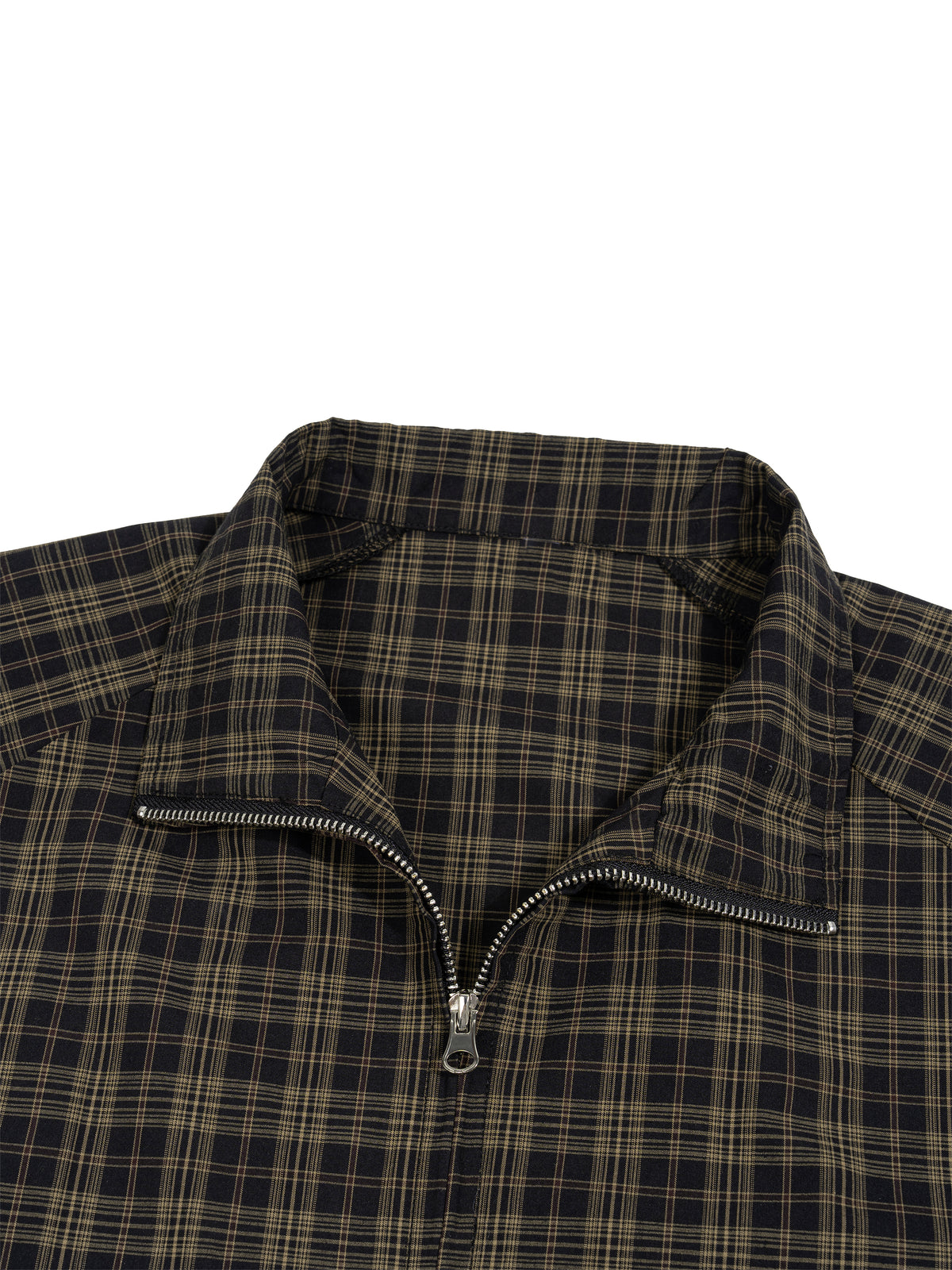 Black Plaid detail