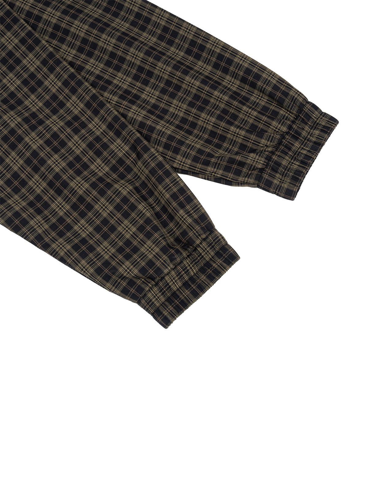 Black Plaid detail