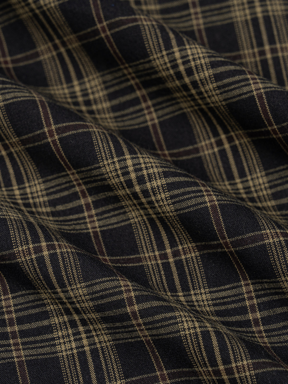 Black Plaid detail