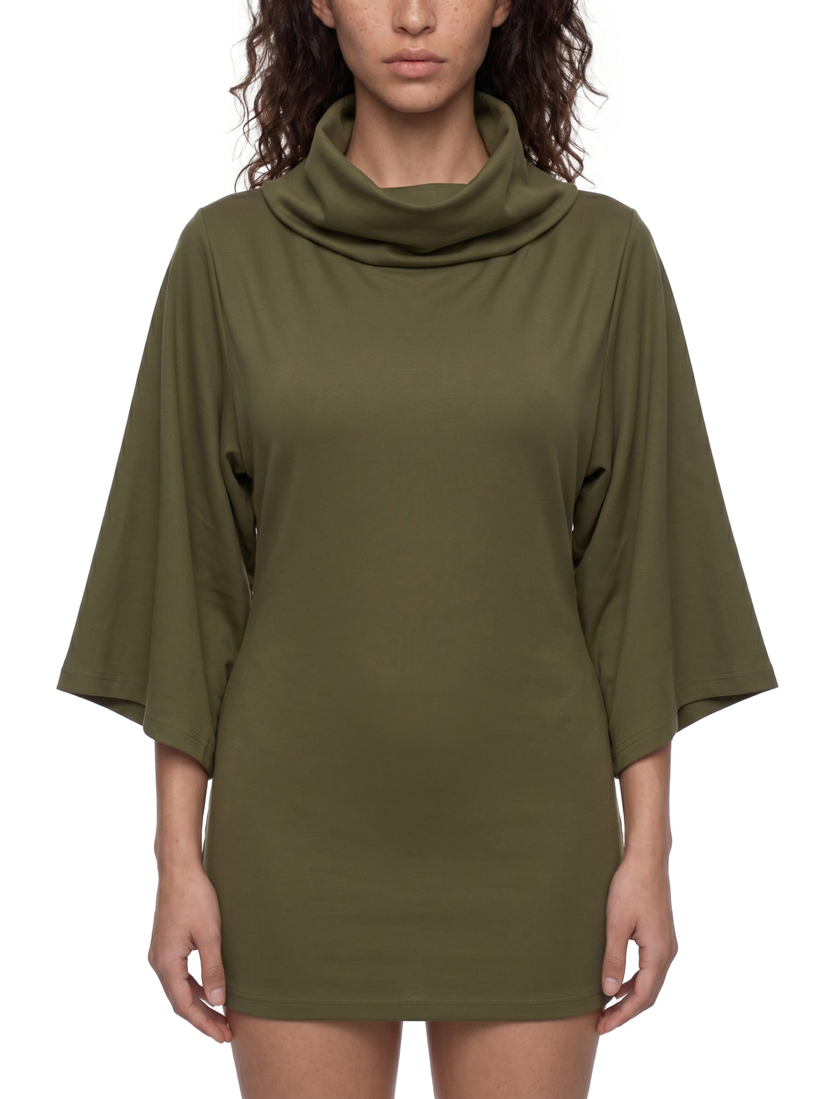 Turtleneck Batwing T-Shirt