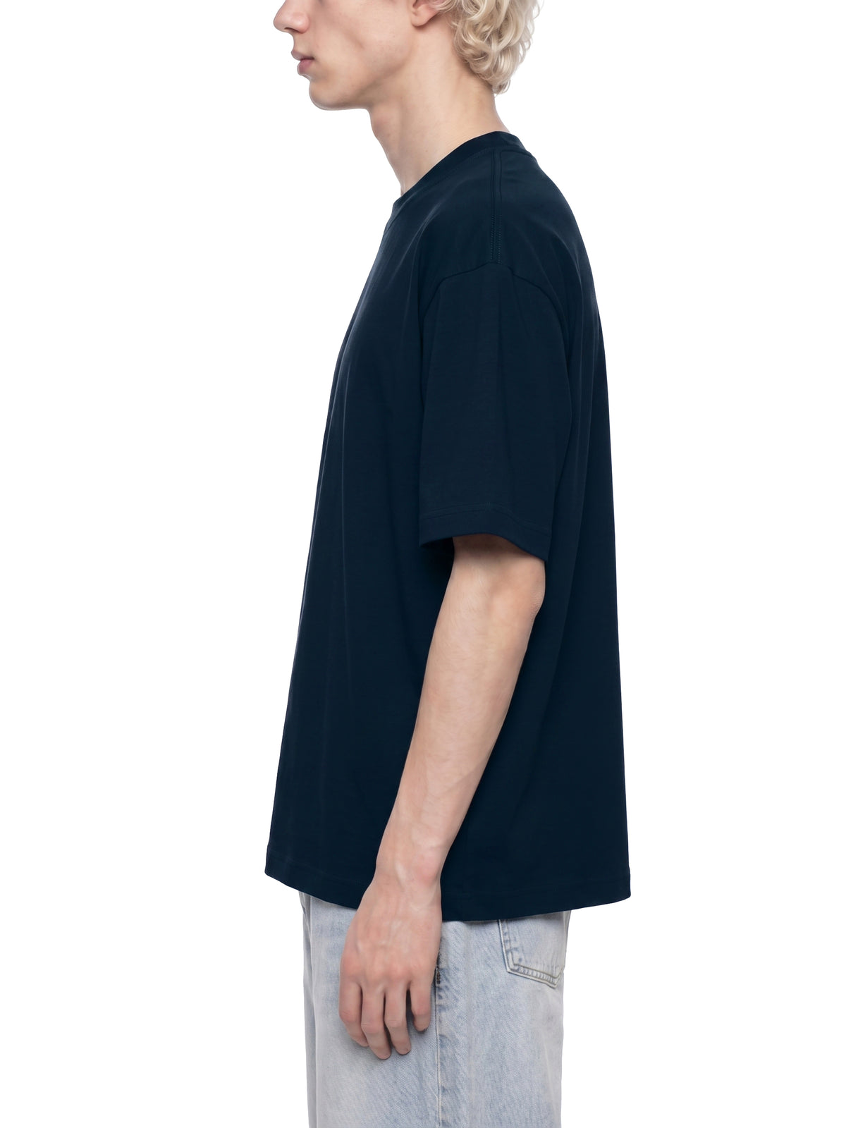 Boxy Drop Shoulder T-Shirt – Coffee & Light Green