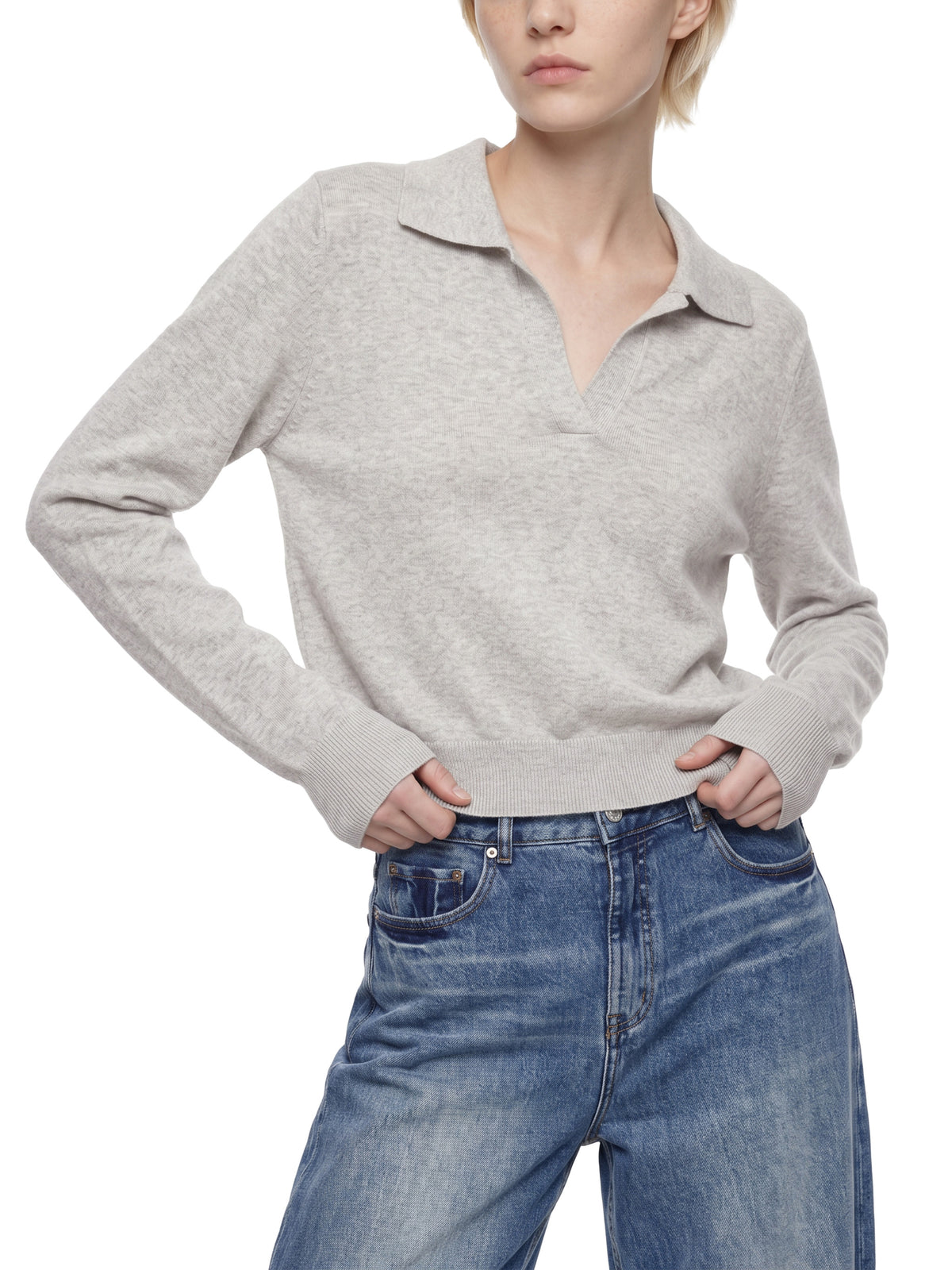 Oat Gray model women