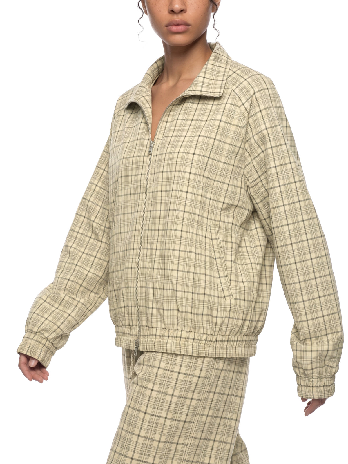 Apricot Plaid model women