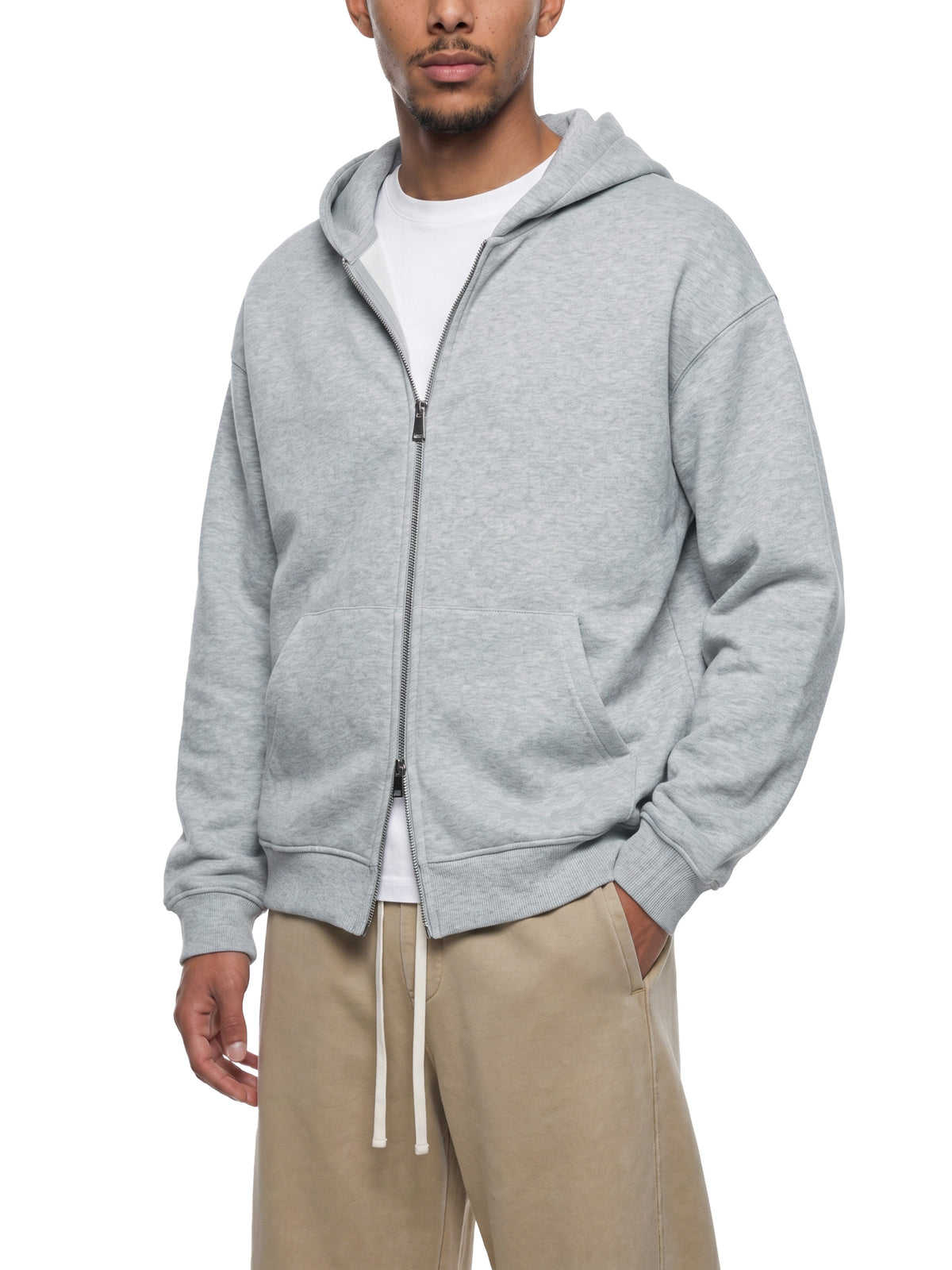 Heavyweight Pocket Zip Hoodie
