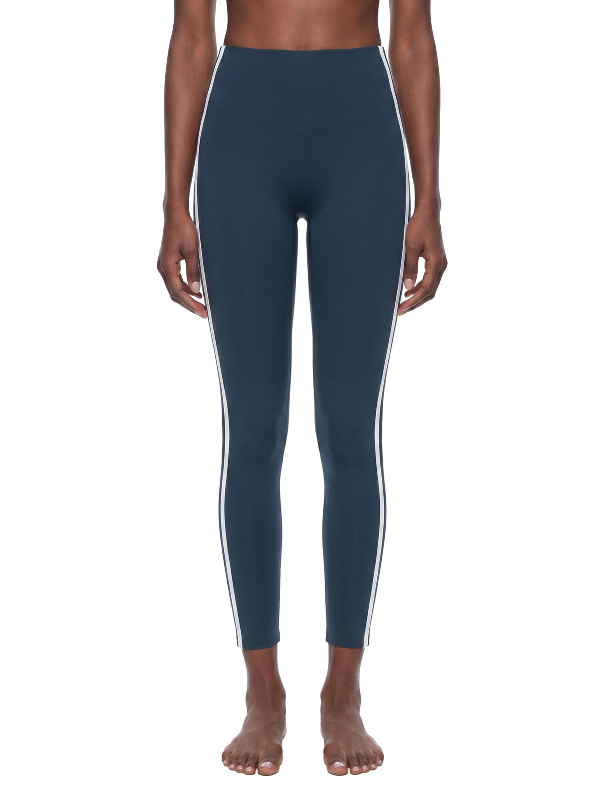 Navy Blue with White model women